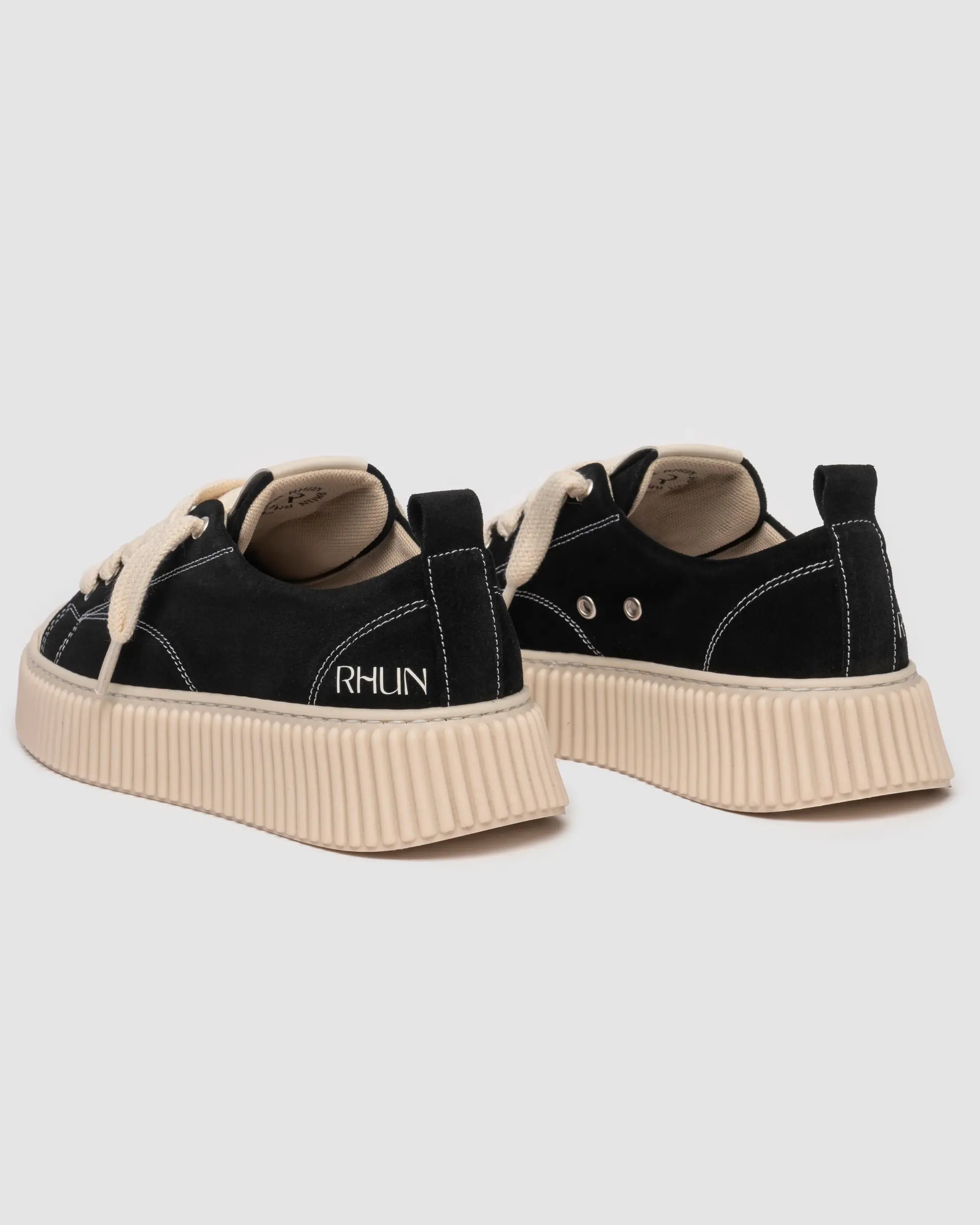 RHUN Sneakers Black Suede 