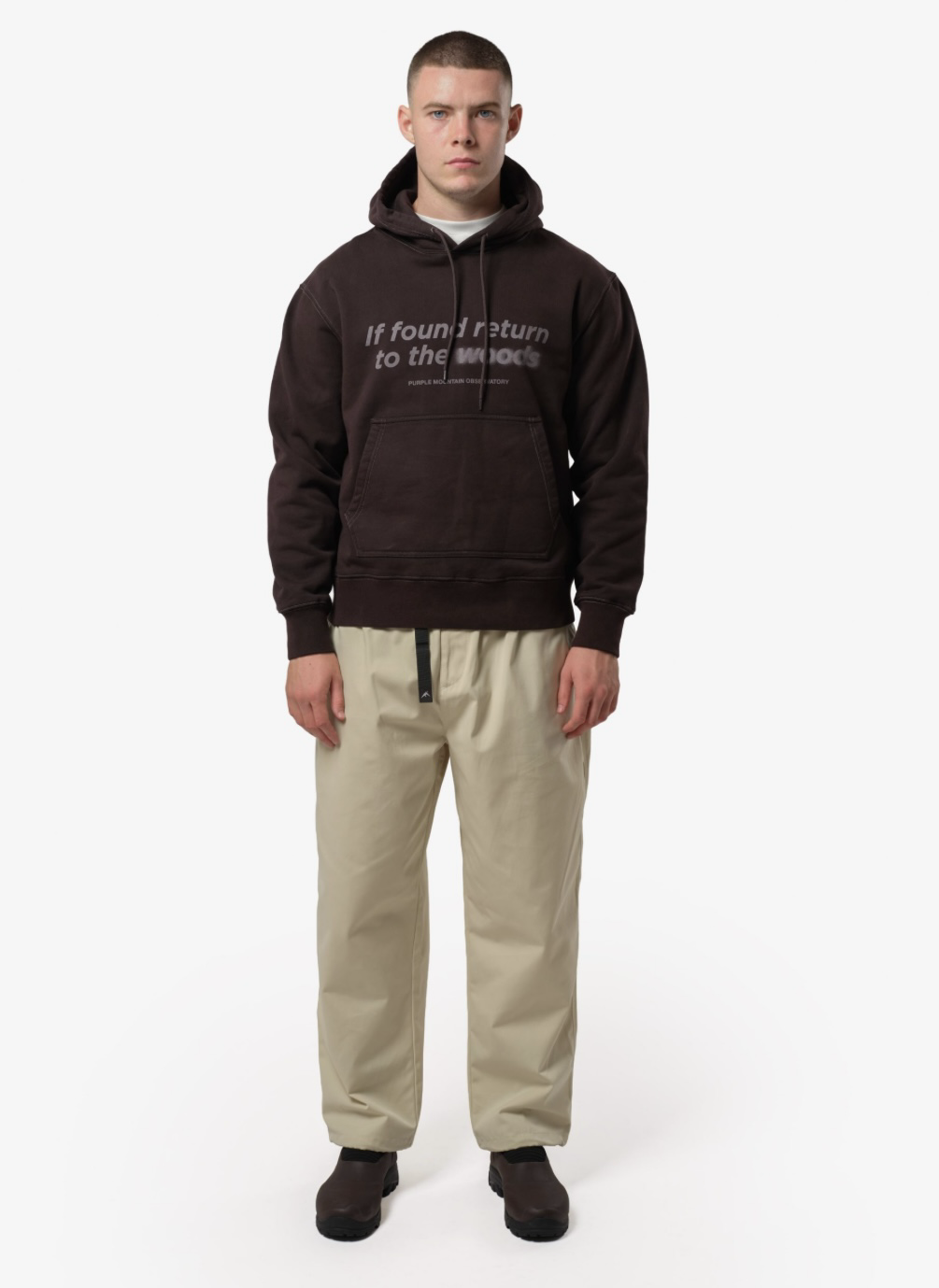 Purple Mountain Observatory Pull GARMENT DYE HOODY