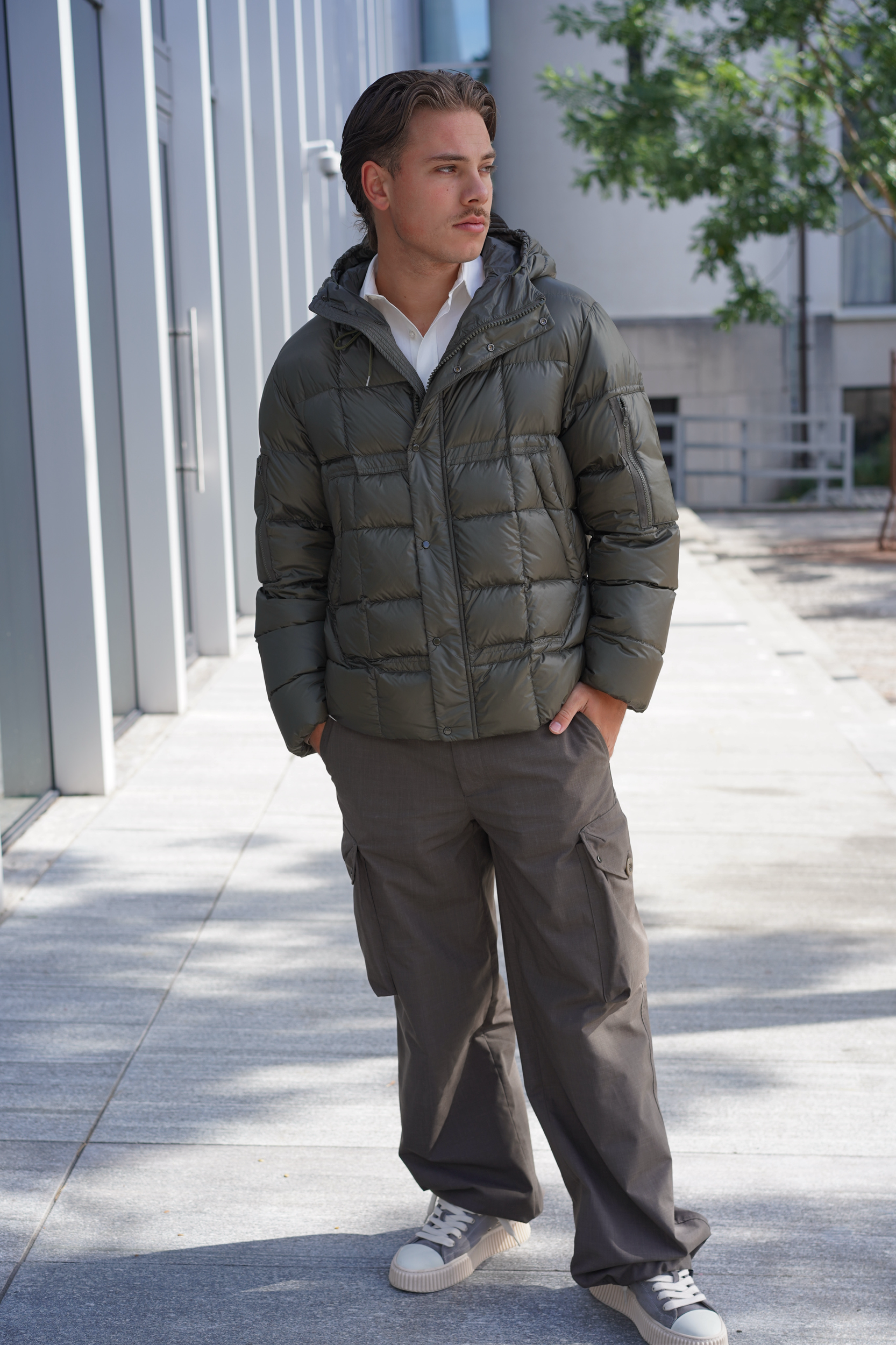 TEN C Jack KIRKWOOD DOWN JACKET VERDE