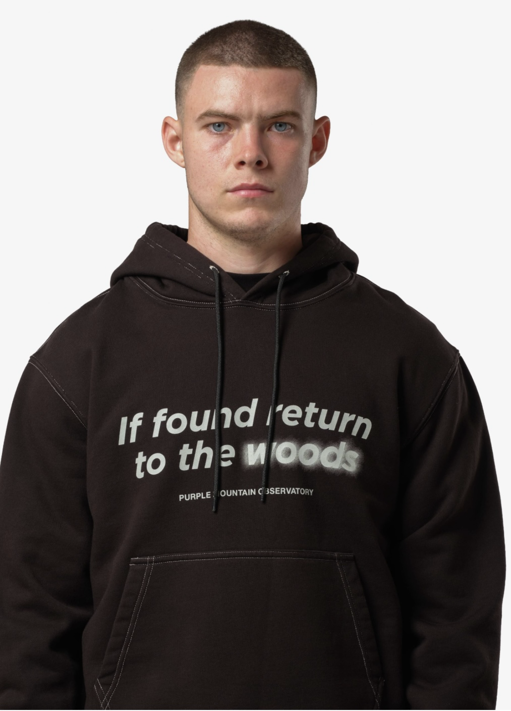 Purple Mountain Observatory Pull GARMENT DYE HOODY