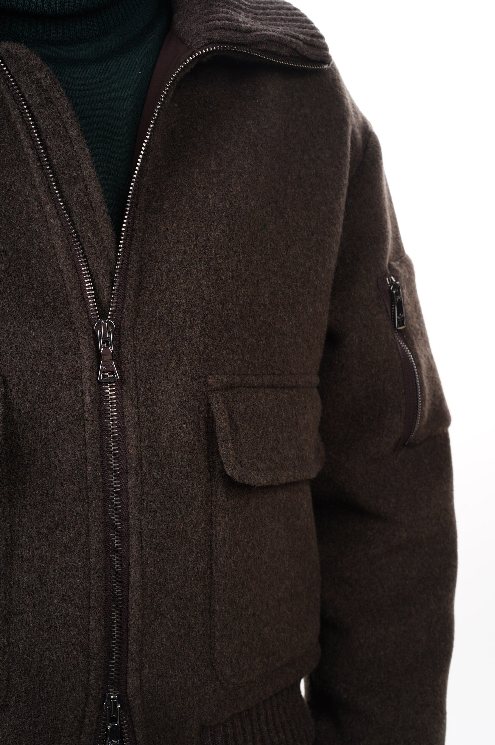 PAUL & SHARK Jack Wool-cashmere blend oversized bomber