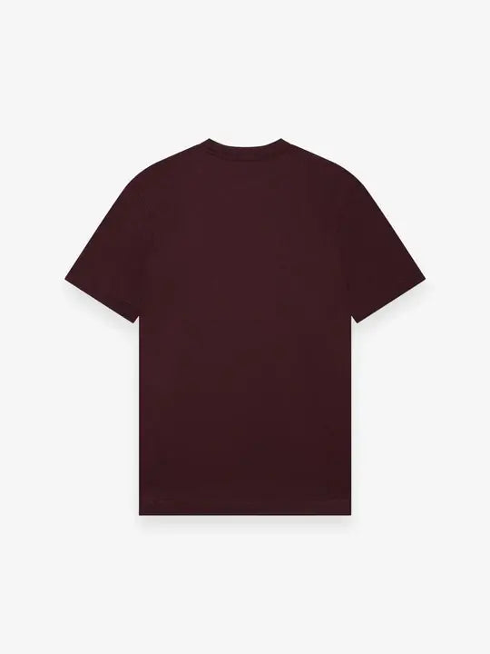 VALENZA T Shirt supima Burgundy Red