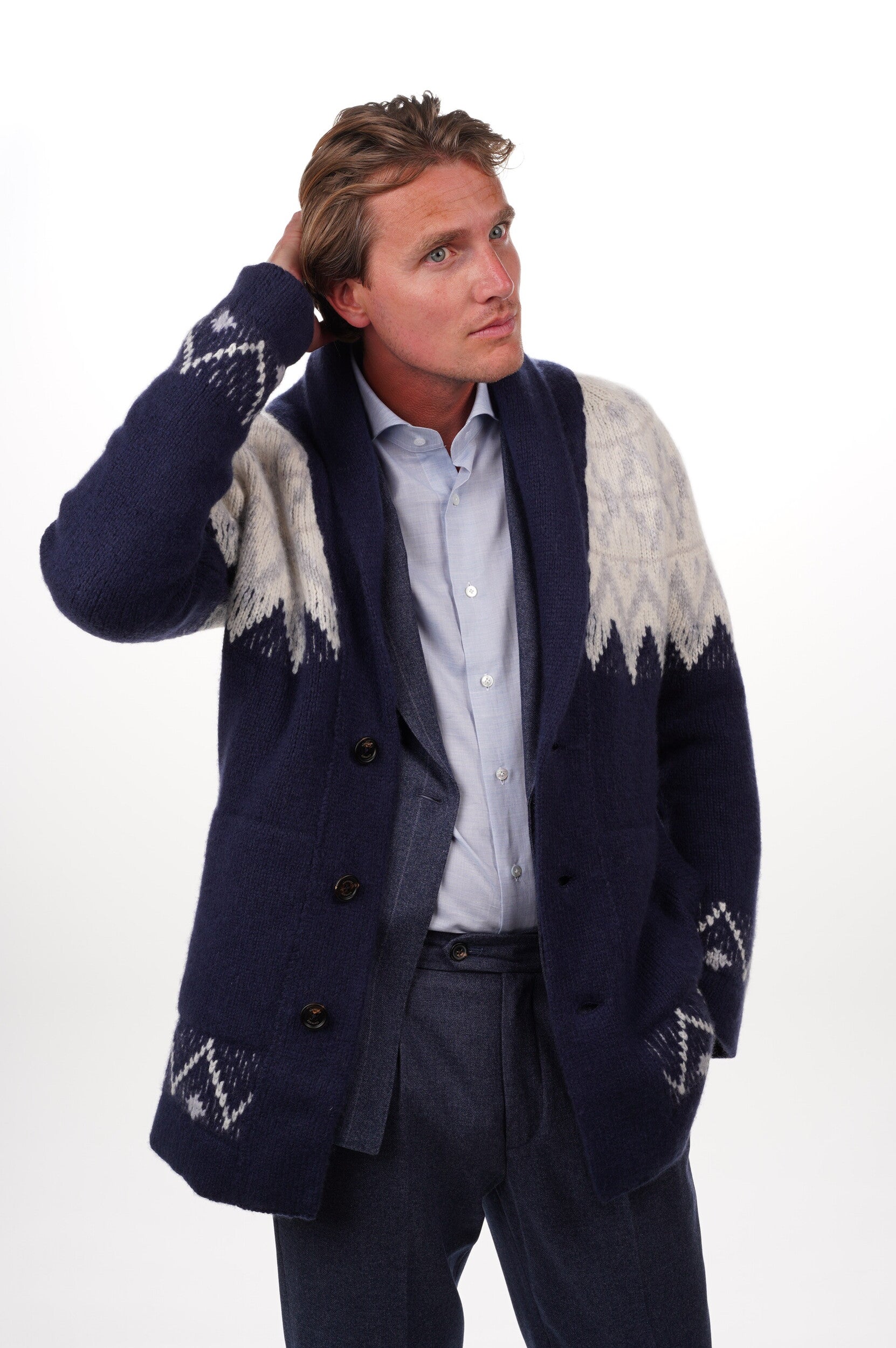 ELEVENTY Cardigan MAGN36 191301 MAG0N026