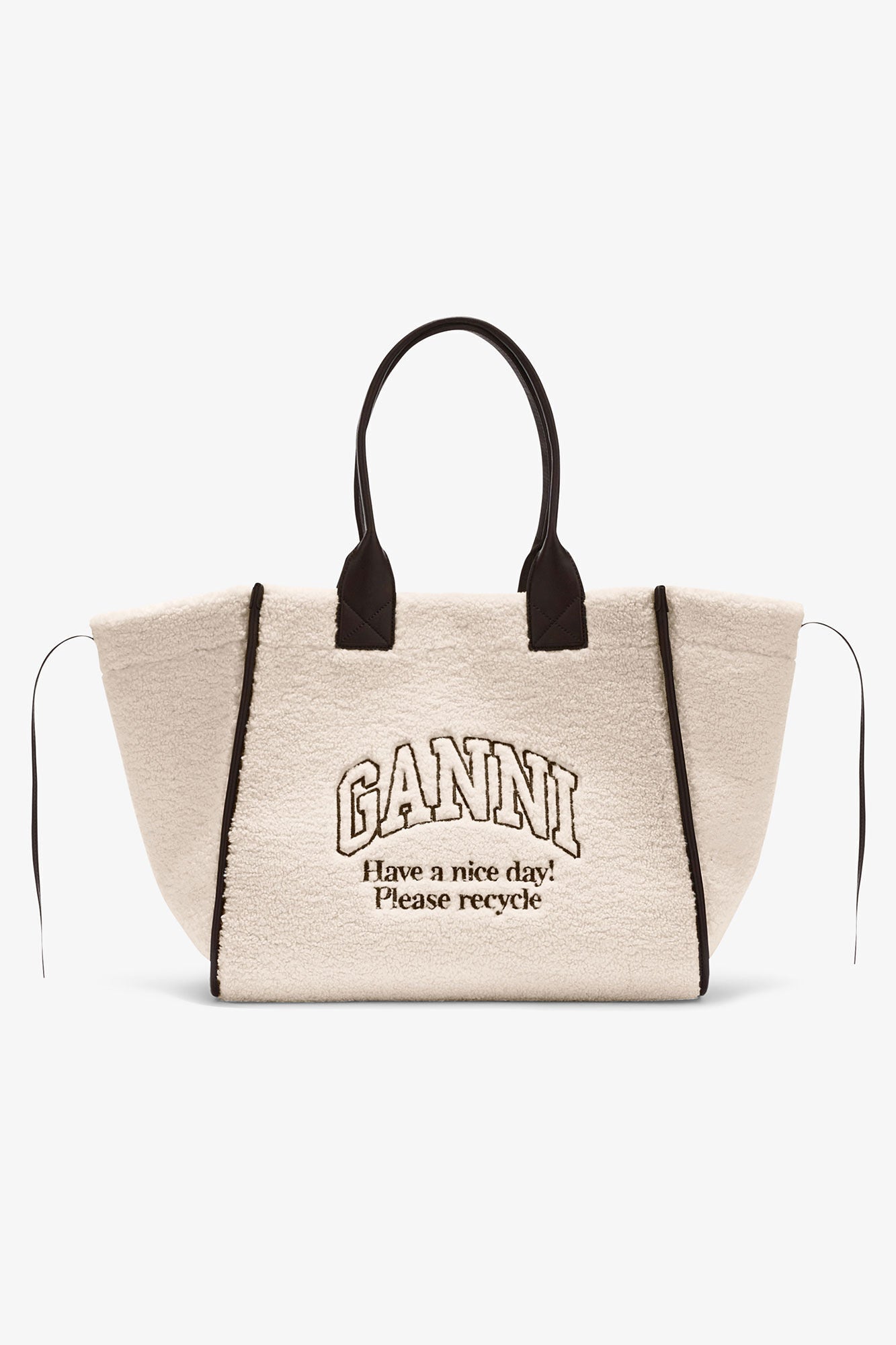 GANNI Bag Shopper XXL shearling