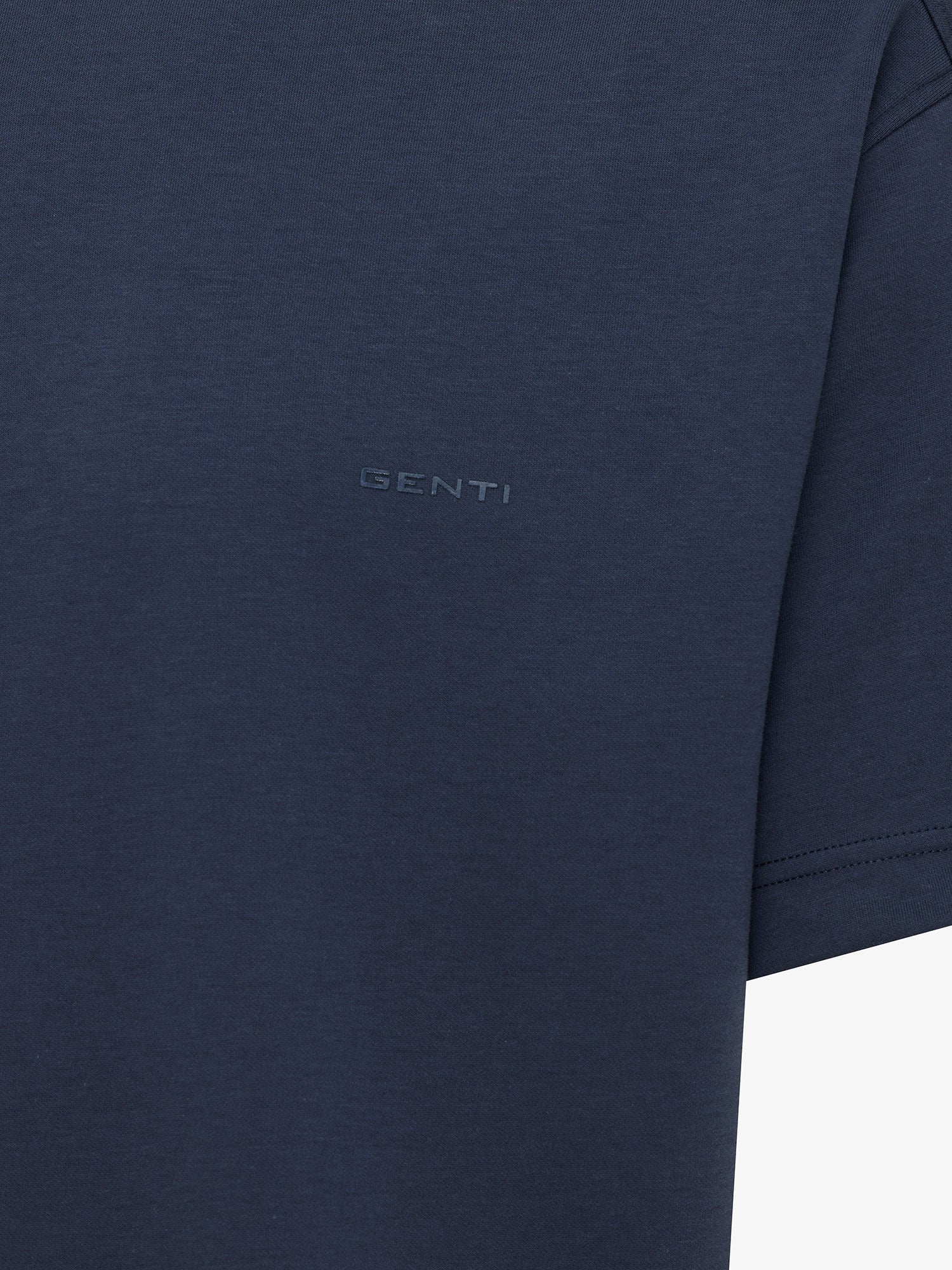 GENTI T Shirt T-shirt SS Navy