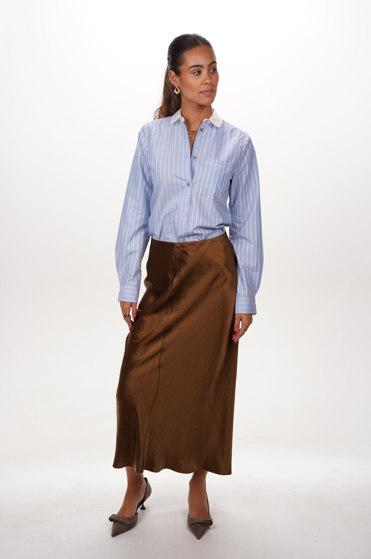 FORTE FORTE Blouse my shirt oxford blue