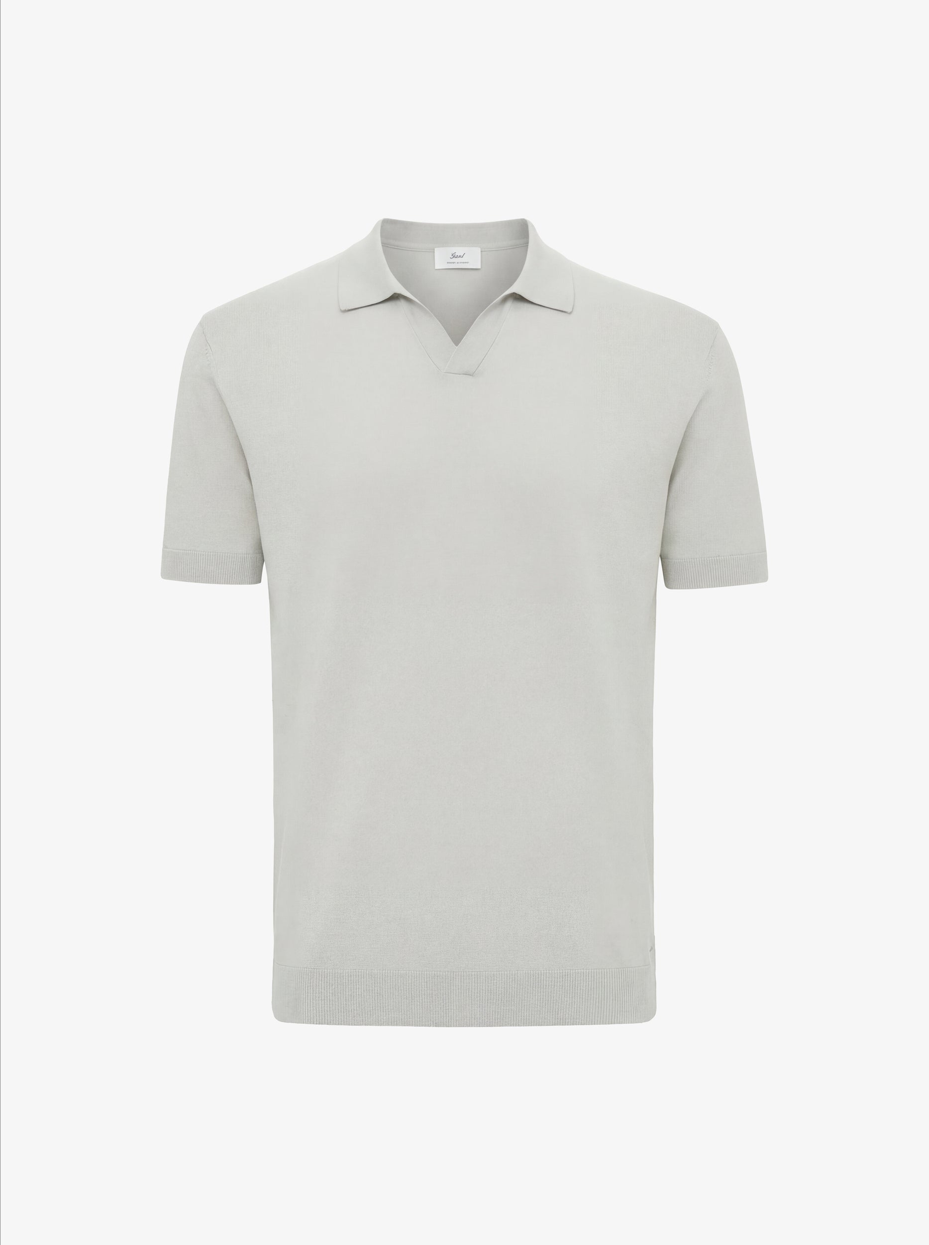 GENTILUOMO Polo Polo No Buttons SS LT Green