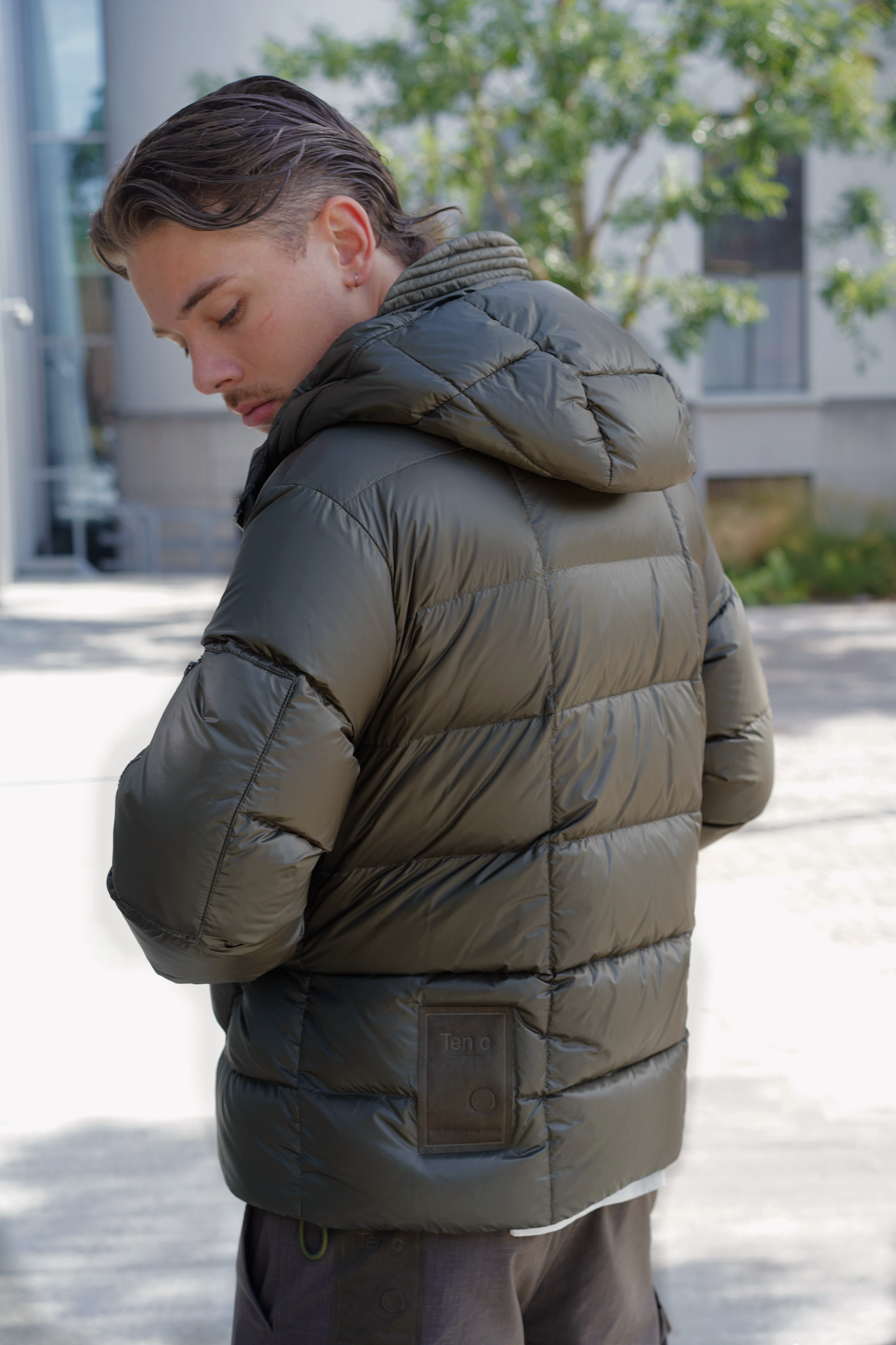 TEN C Jack KIRKWOOD DOWN JACKET VERDE