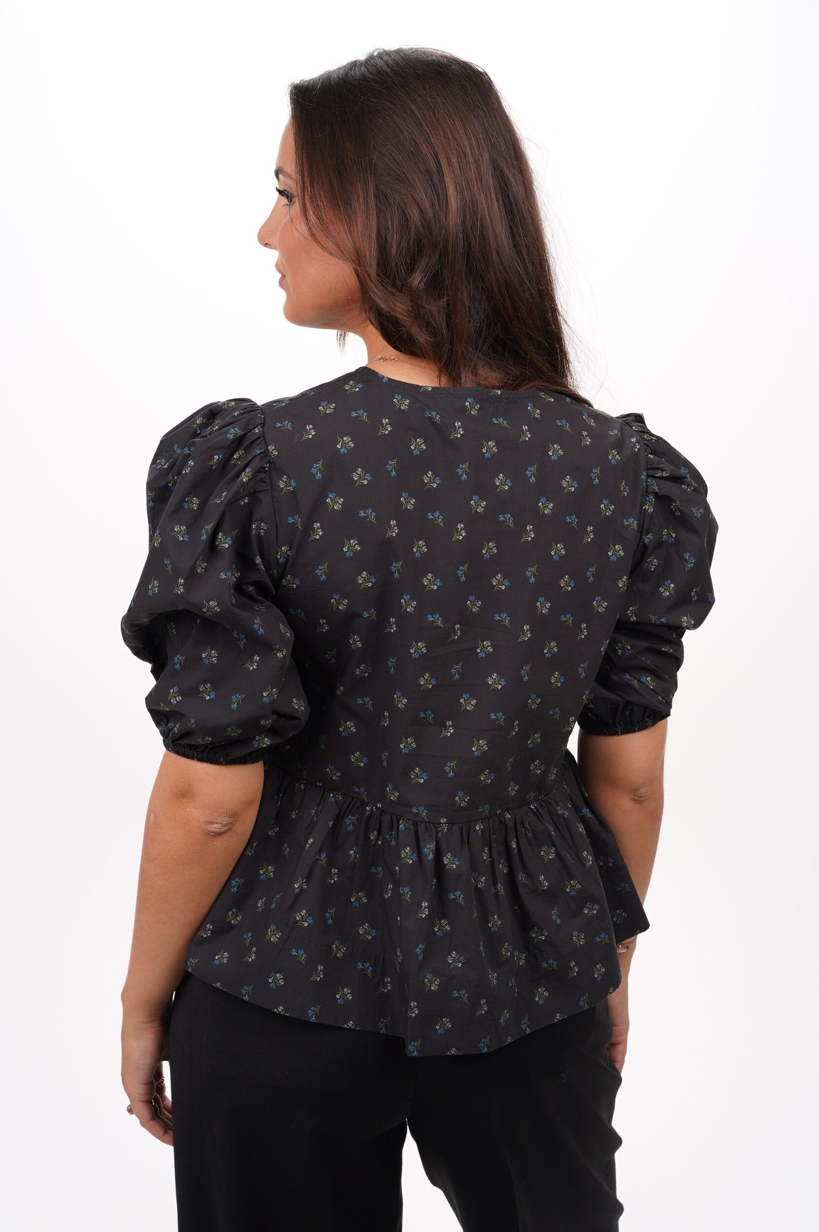 GANNI Blouse Peplum blouse