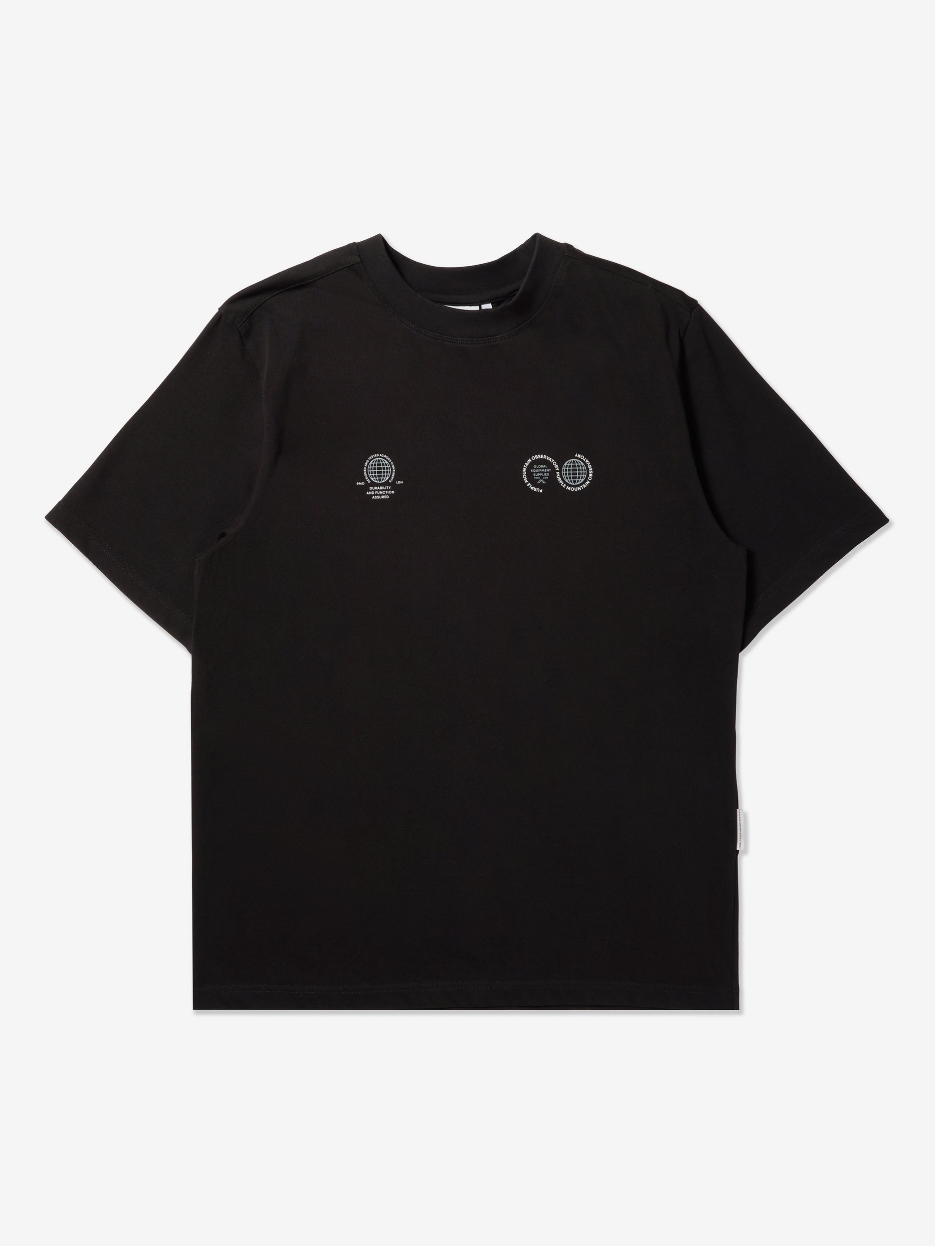 Purple Mountain Observatory T Shirt PMO201 BLACK 2026