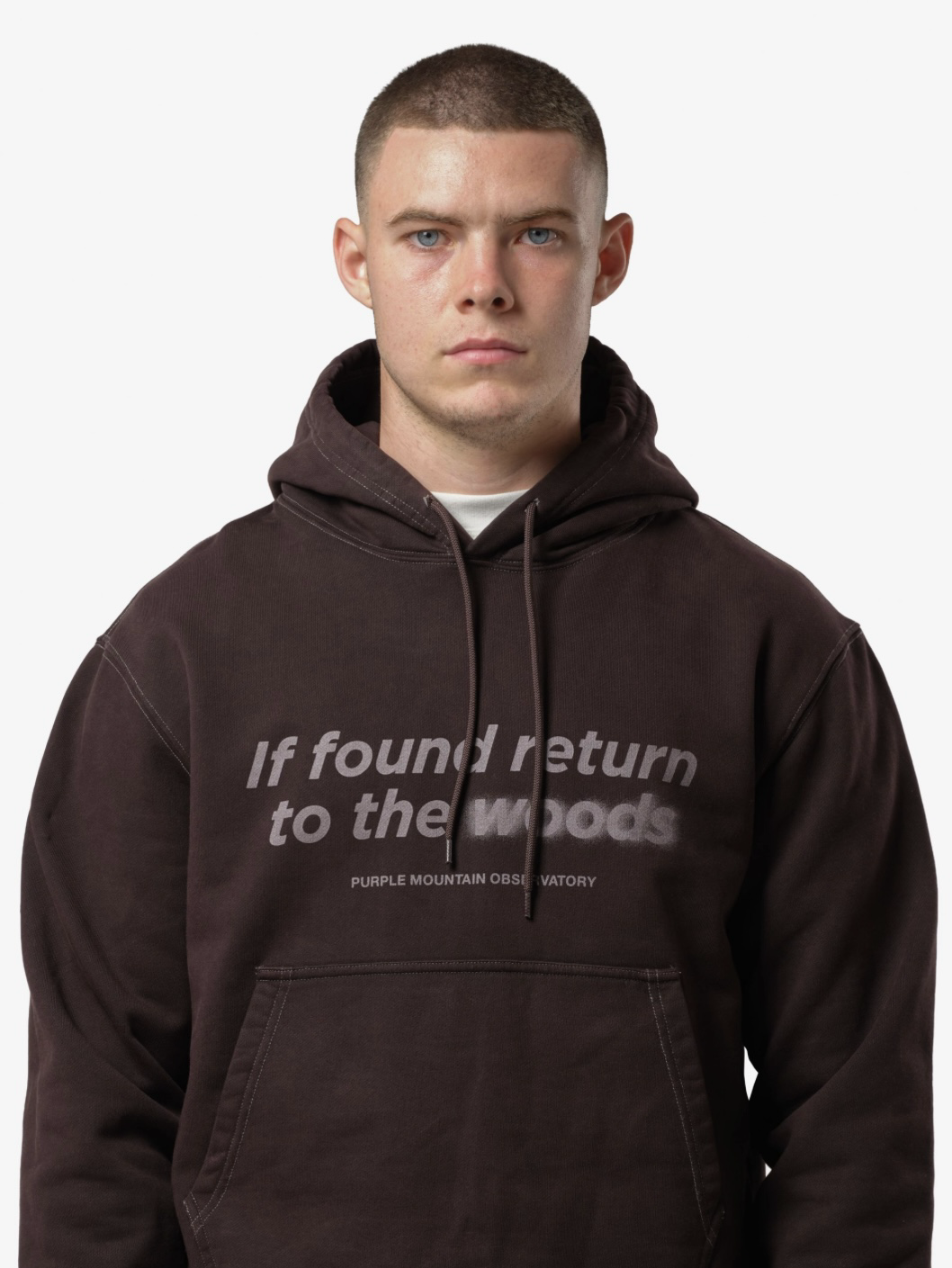 Purple Mountain Observatory Pull GARMENT DYE HOODY