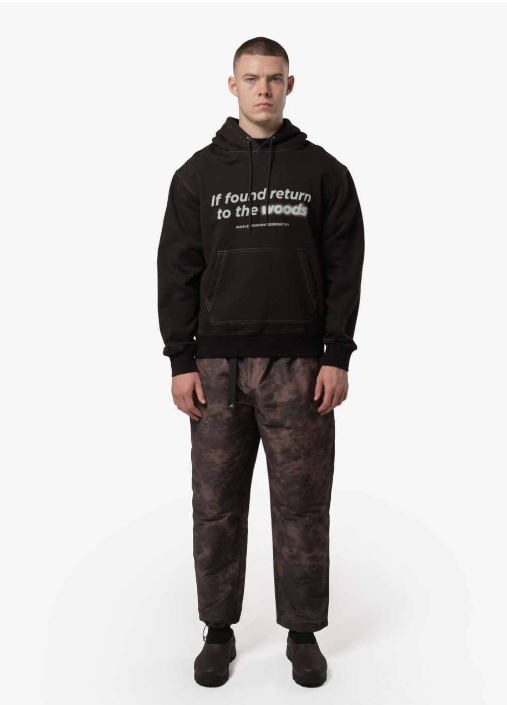 Purple Mountain Observatory Pull GARMENT DYE HOODY