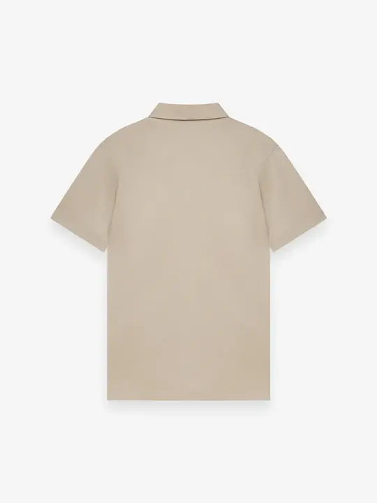 VALENZA Polo Supima Polo schiller collar Beige