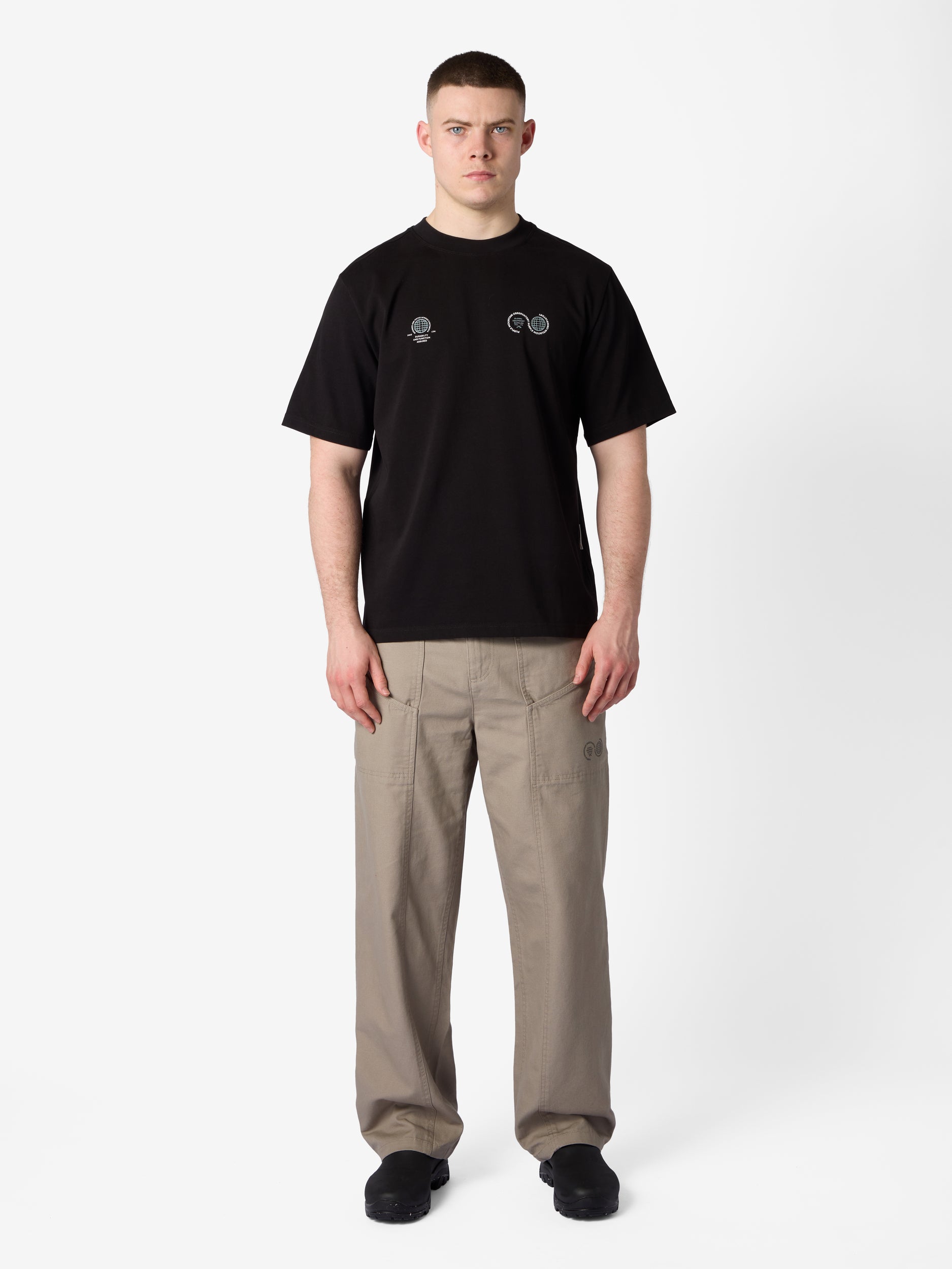 Purple Mountain Observatory T Shirt PMO201 BLACK 2026