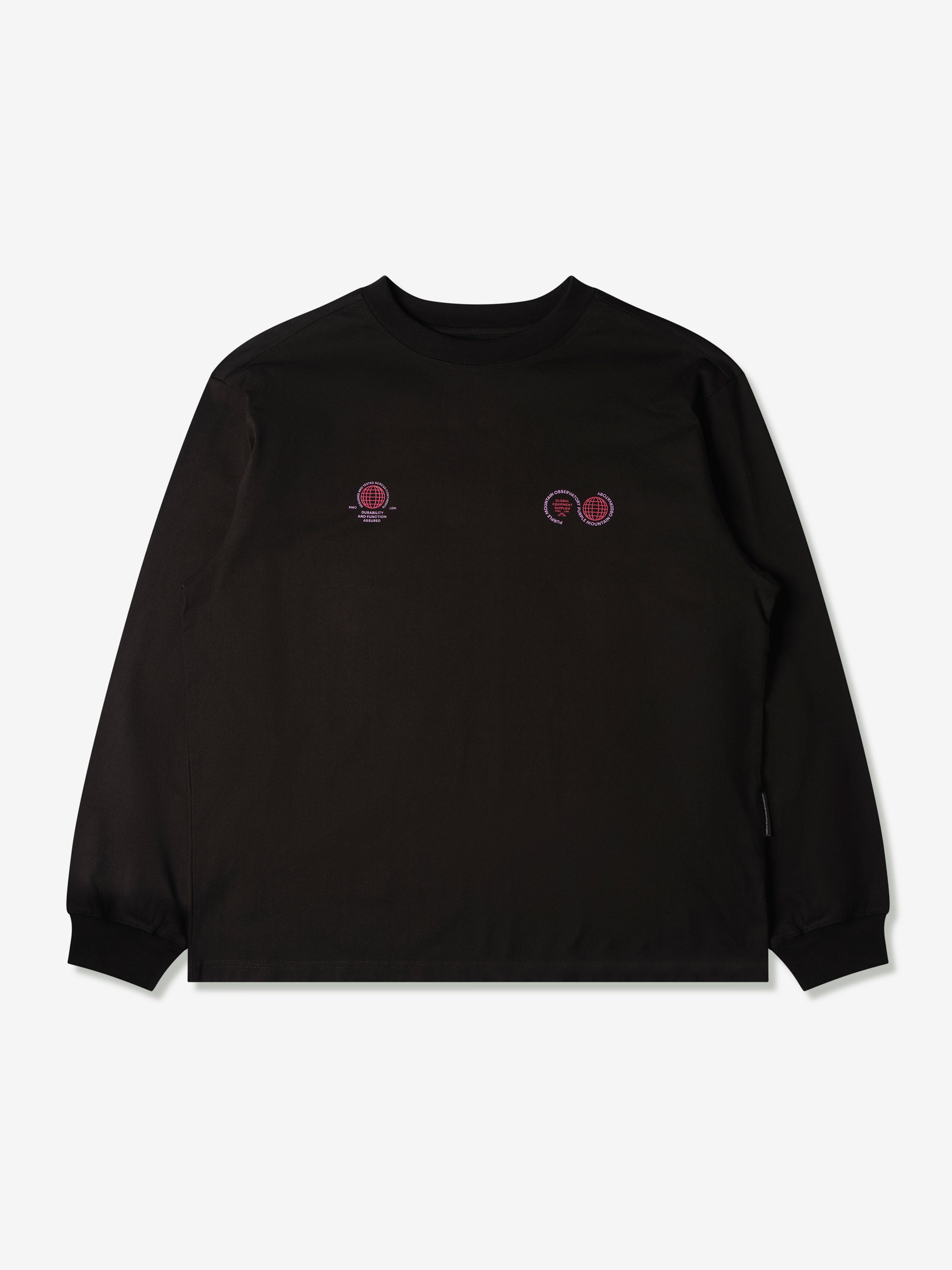 Purple Mountain Observatory T Shirt GLOBE LS TEE