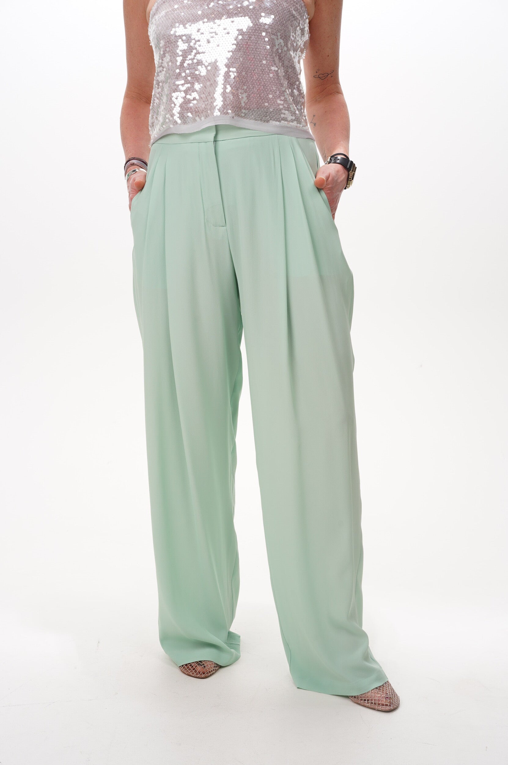 ERIKA CAVALLINI Trousers P6ST05