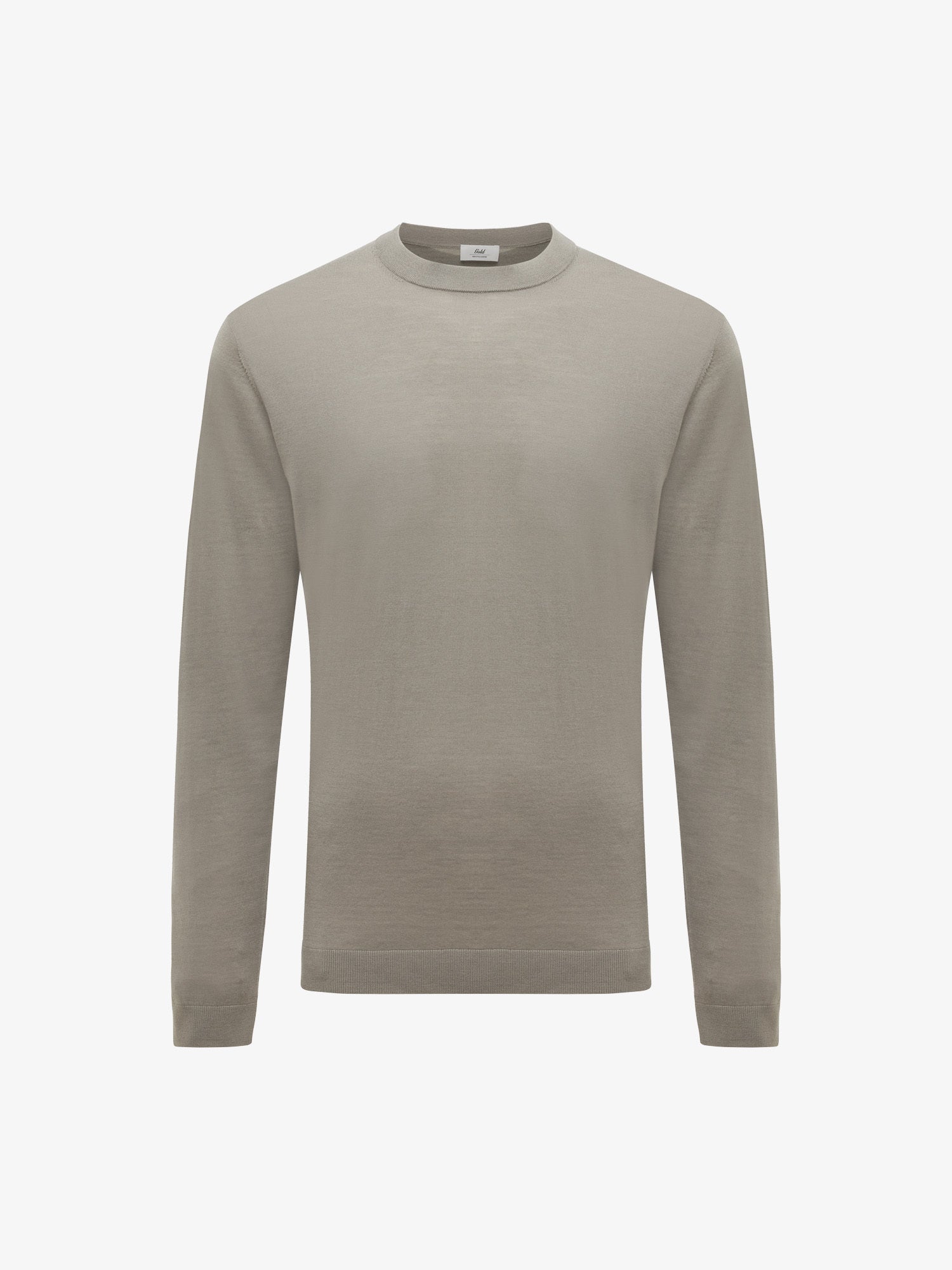 GENTILUOMO Pull Round Neck LS Brown