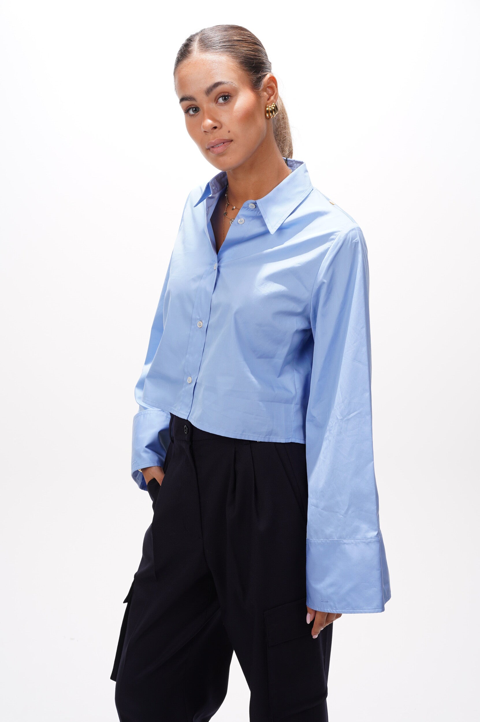 ERIKA CAVALLINI Blouse WJ02 L64 CLOUD