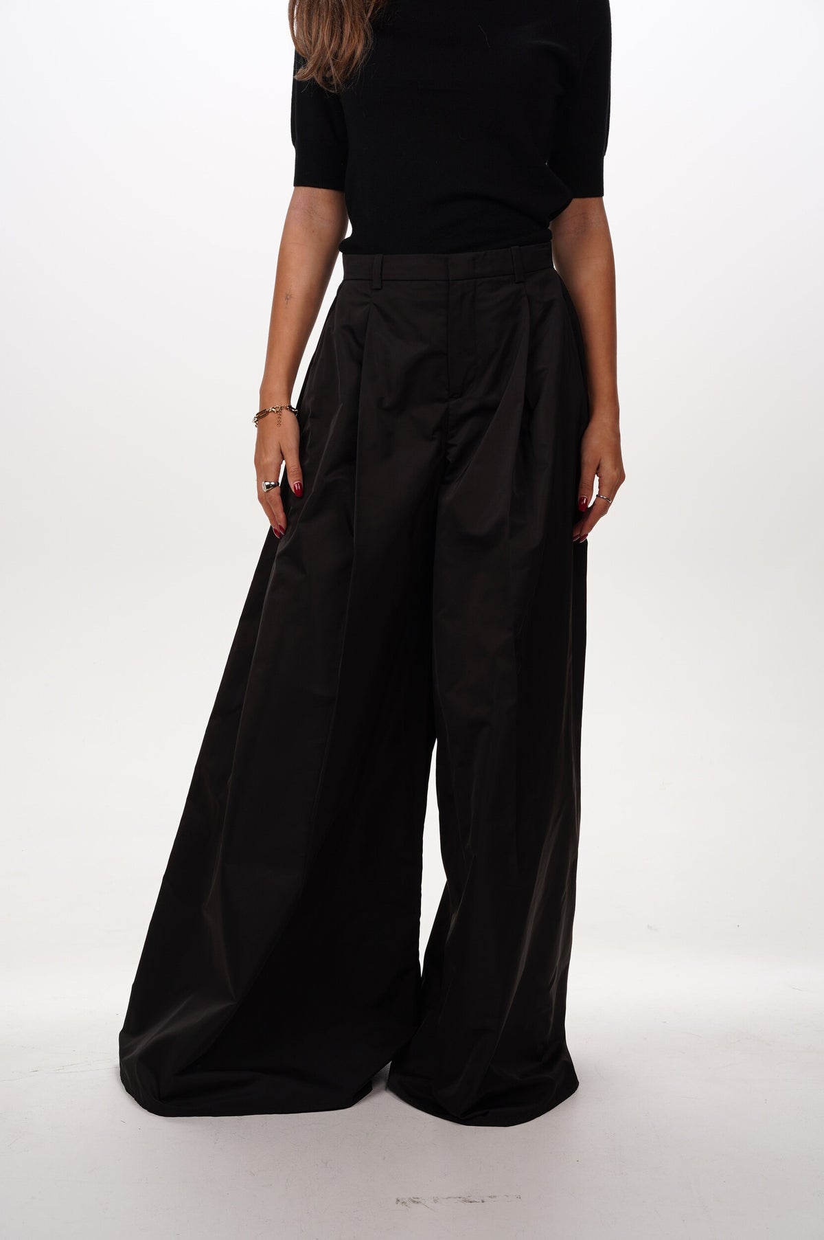 VINCE Trousers HIGH WAISTED EVENING PANT