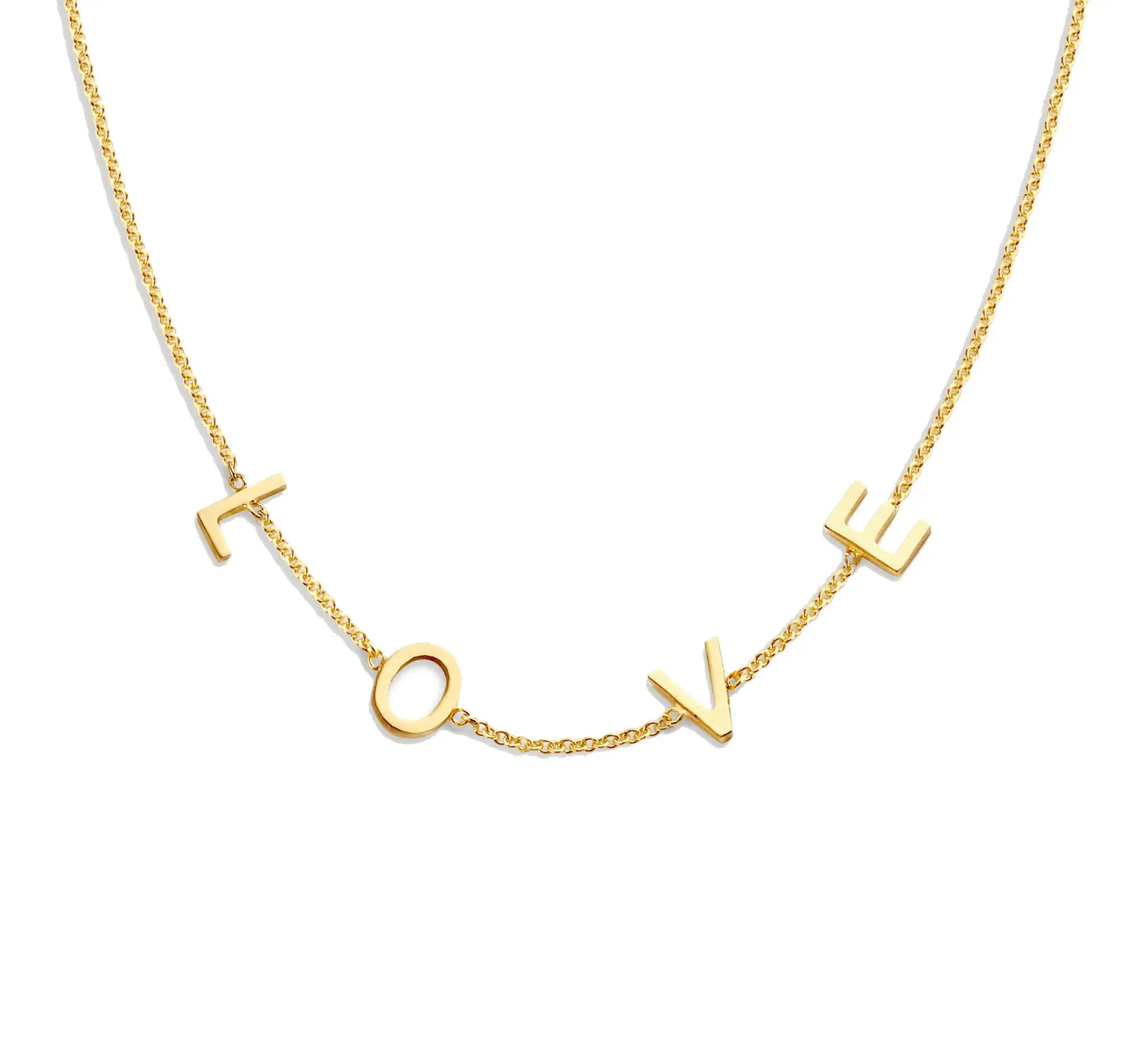 JUST FRANKY Jewelry Love Letter Necklace