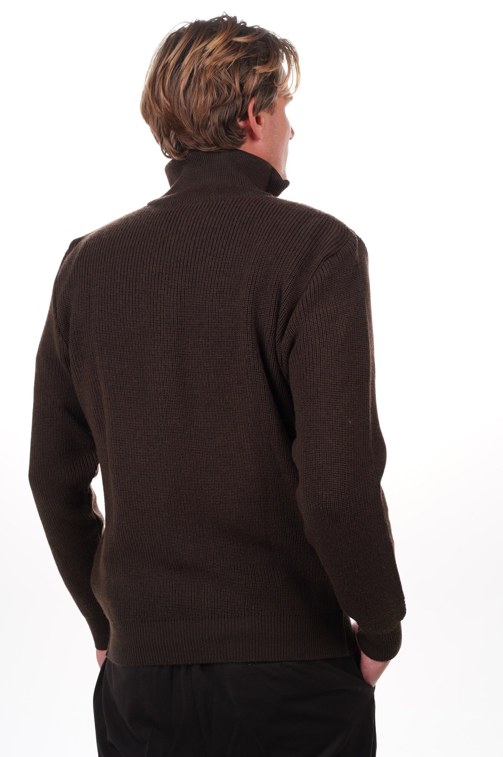 PAUL & SHARK Pull Shark tag tech wool half zip sweater 