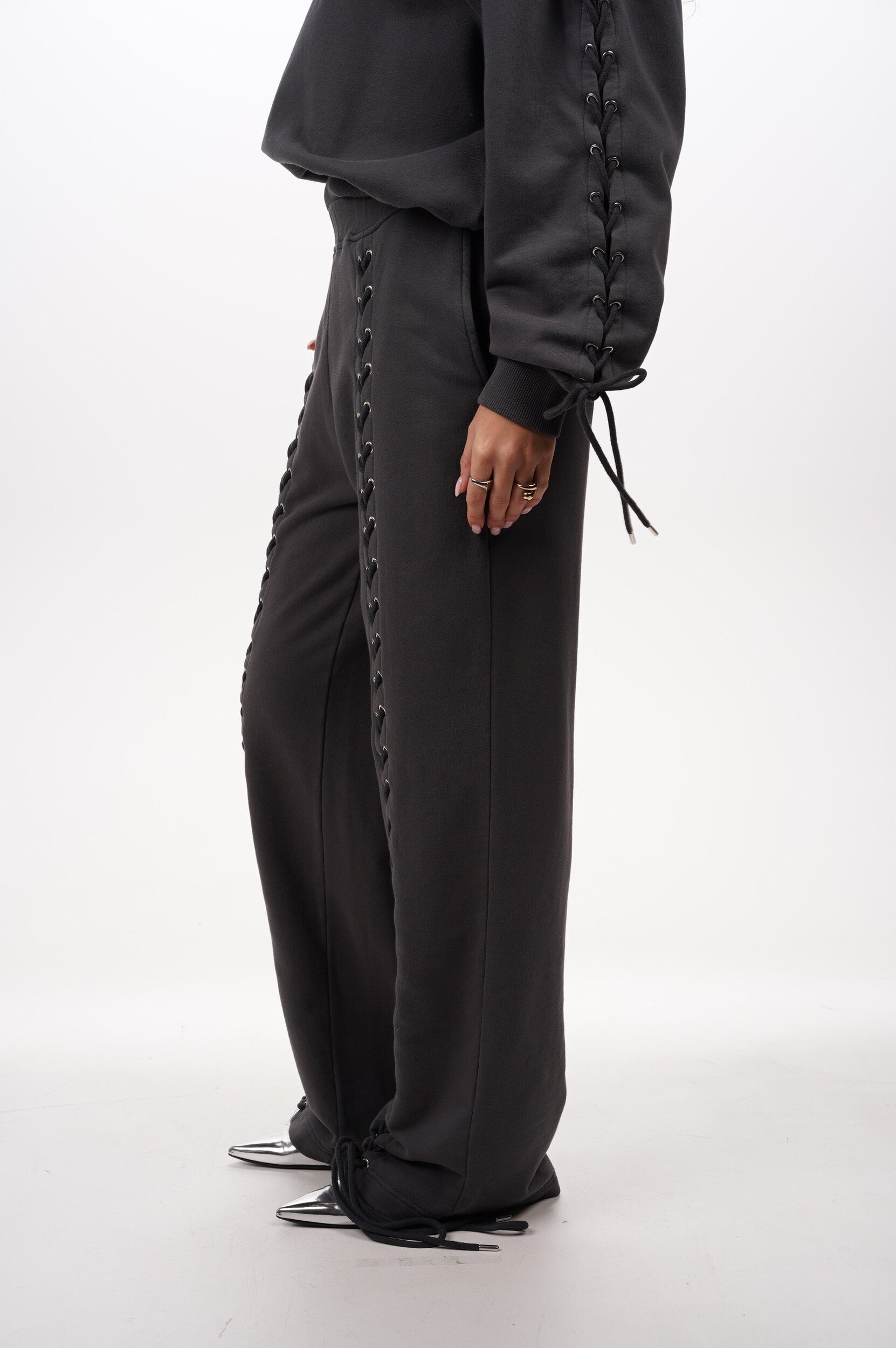 ROTATE Trousers Dannia Lacing sweatpants