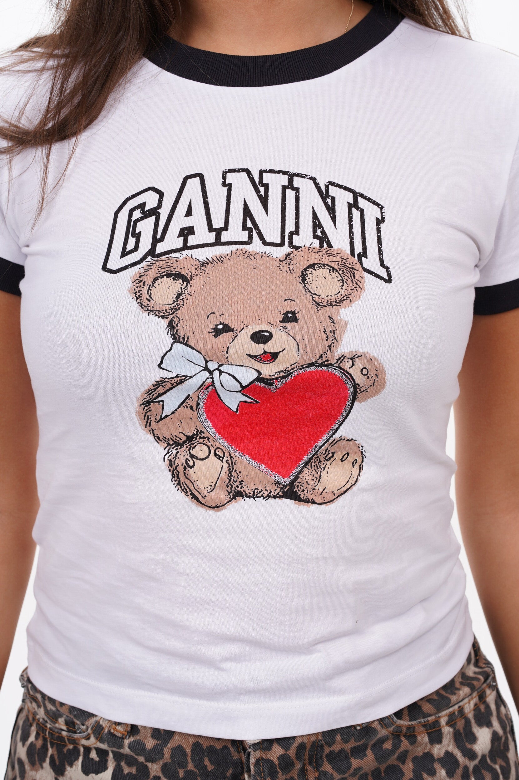 GANNI T Shirt Bear small t-shirt