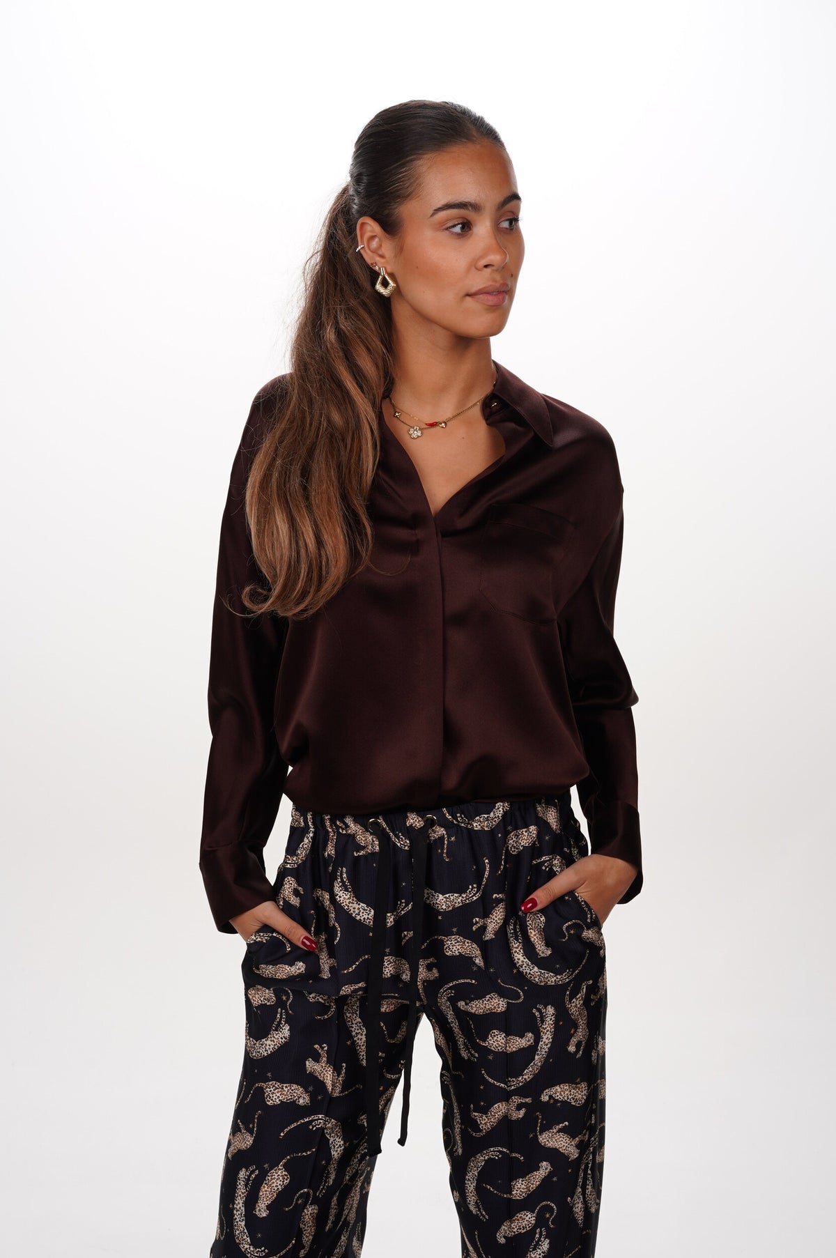 VINCE Blouse DOLMAN SHIRT