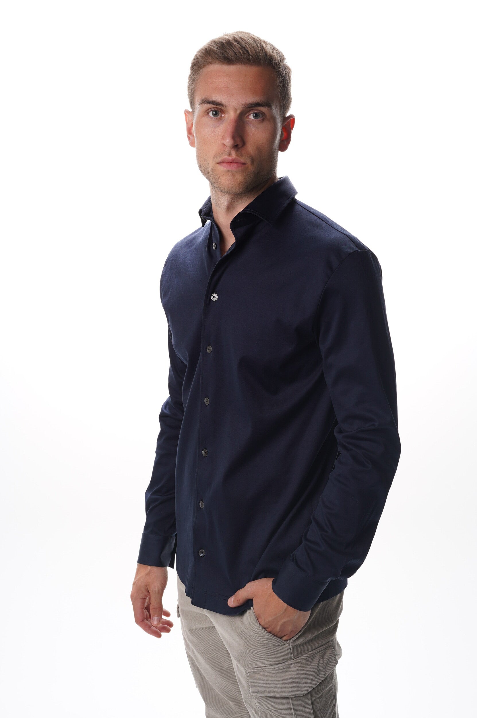 VALENZA Shirt INTERLOCK SUPIMA SHIRT L/S