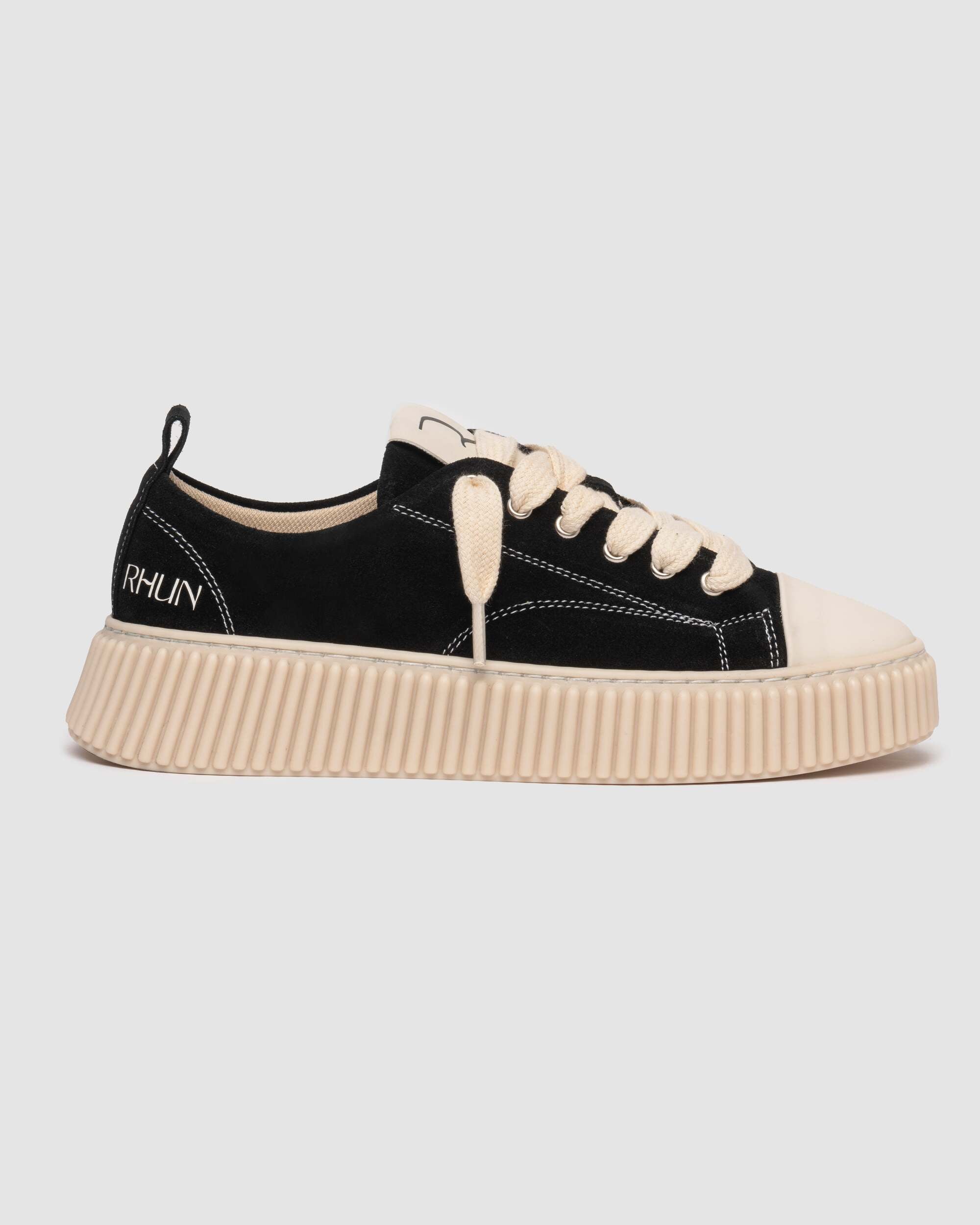 RHUN Sneakers Black Suede 