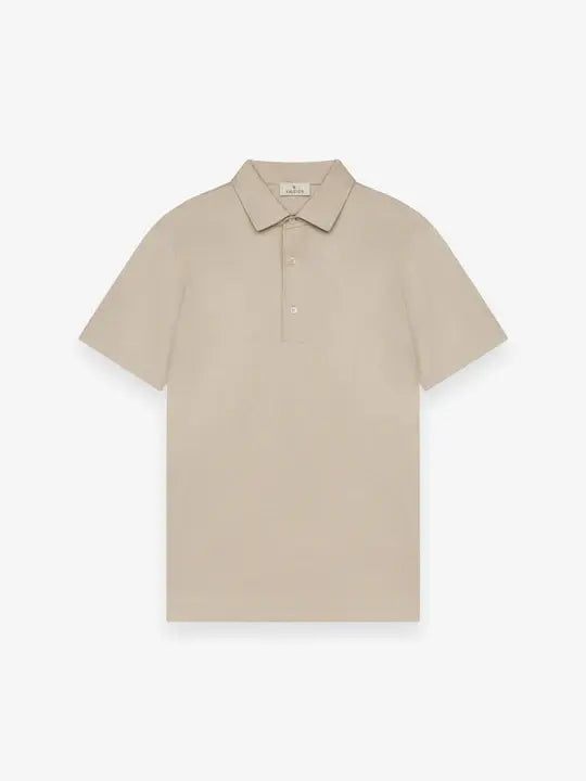 VALENZA Polo Supima Polo schiller collar Beige