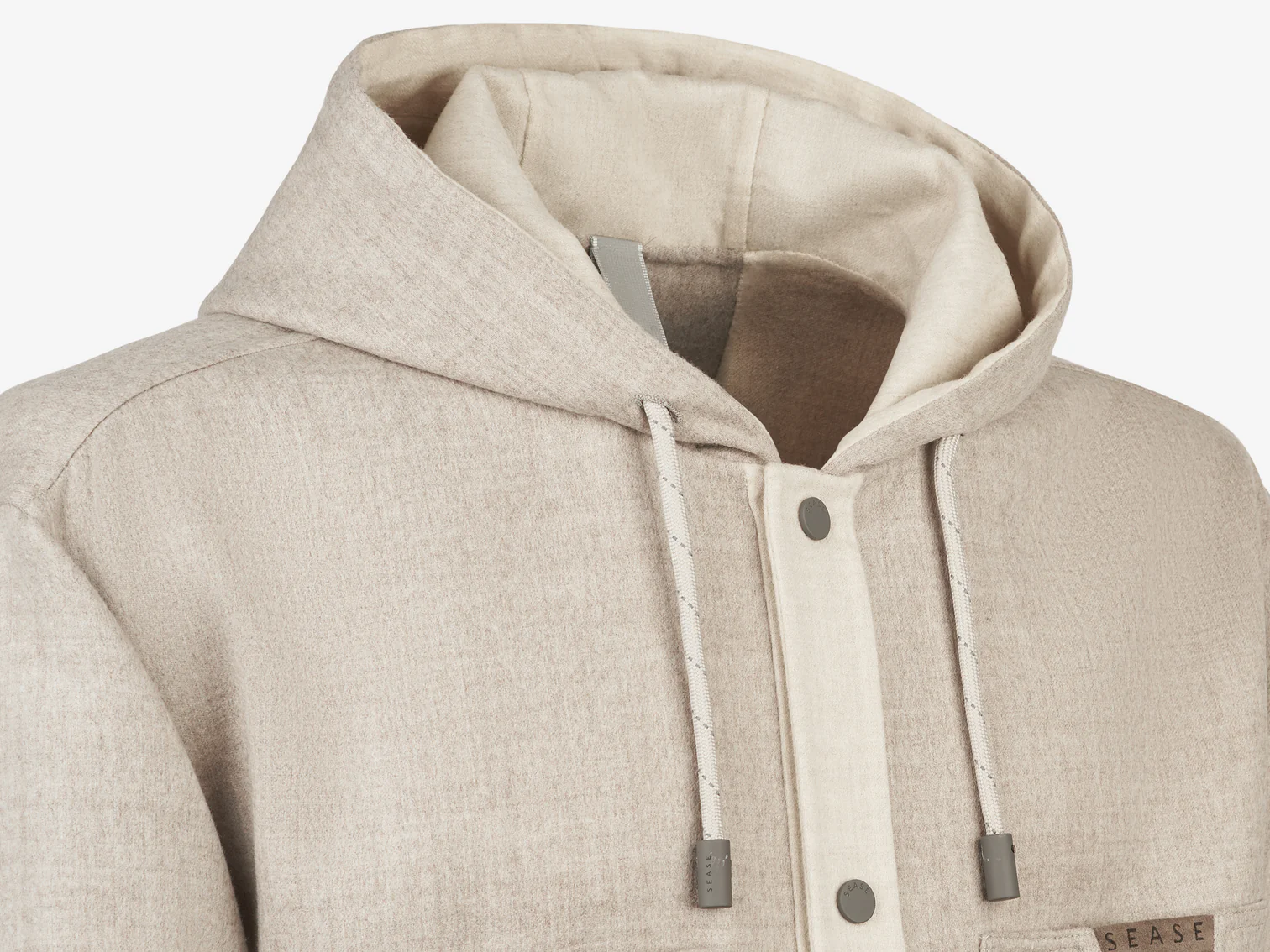 SEASE Jack HOODED OVERSHIRT DOUBLE