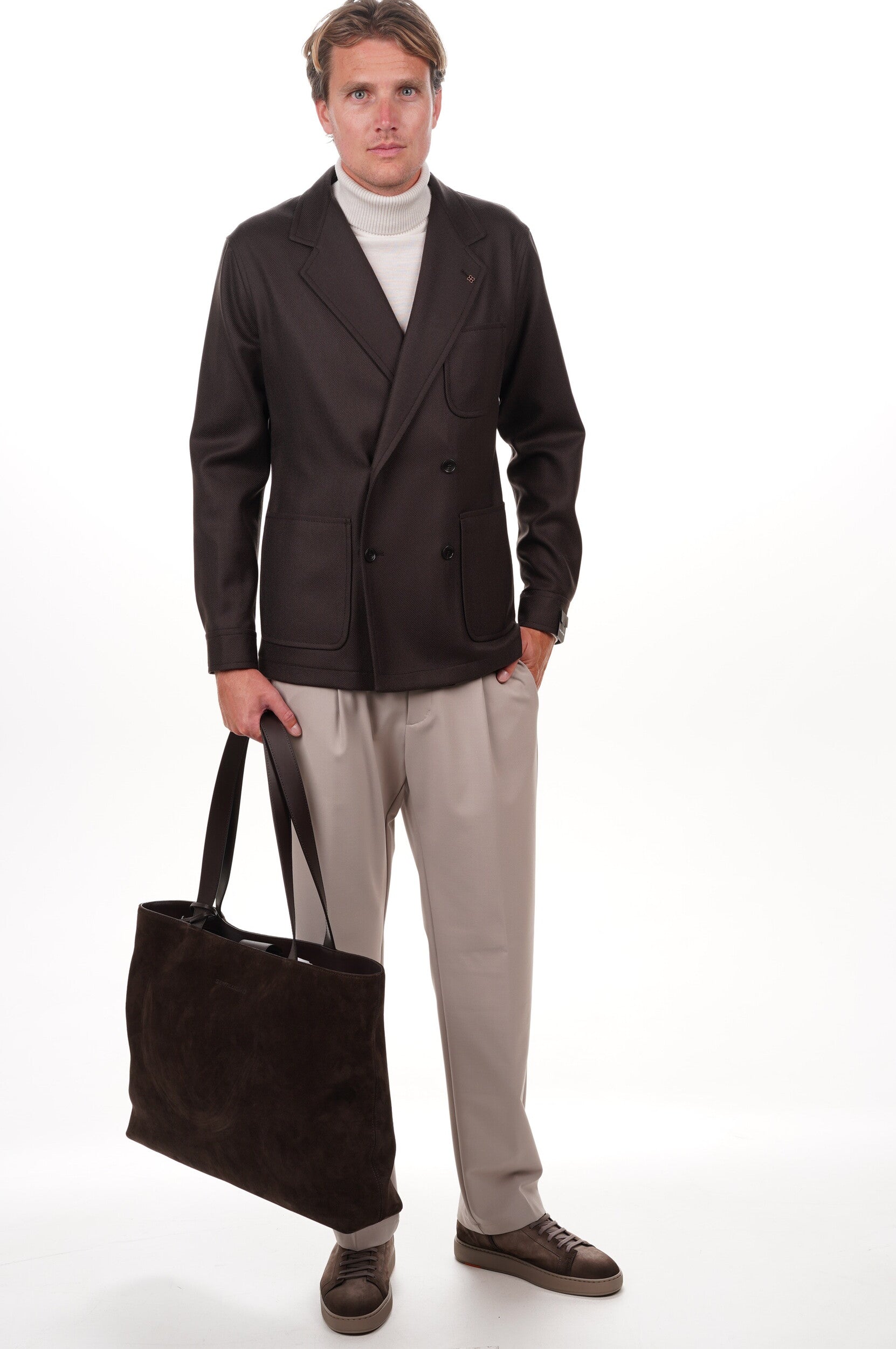 GENTILUOMO Pull Roll Neck LS