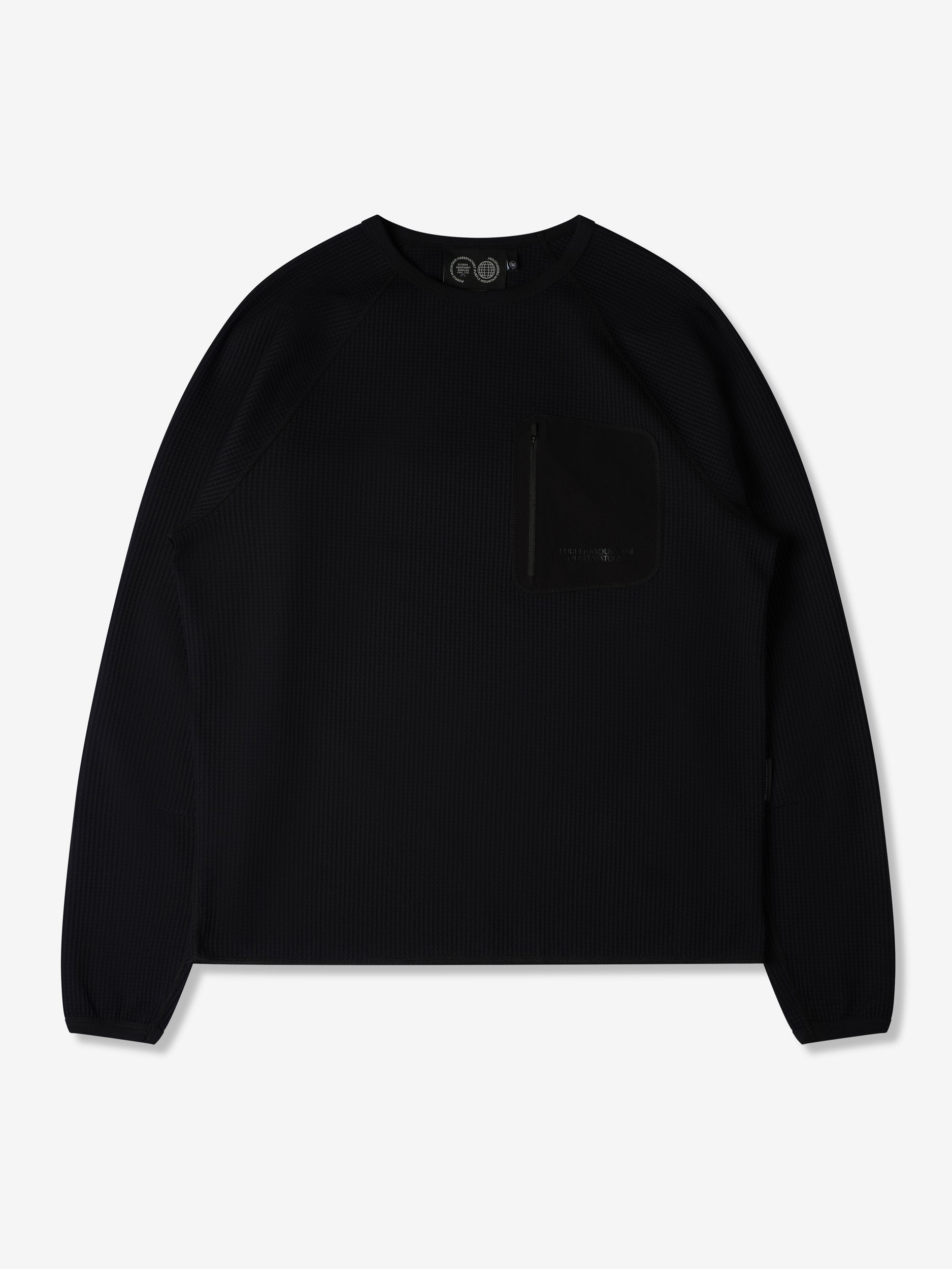 Purple Mountain Observatory Pull WAFFLE LS TEE
