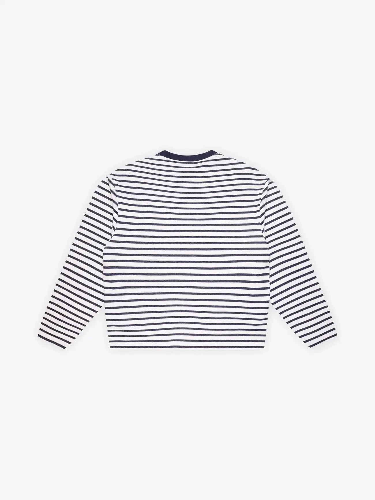 BRAMS FRUIT T Shirt Varsity Striped Longsleeve - Navy