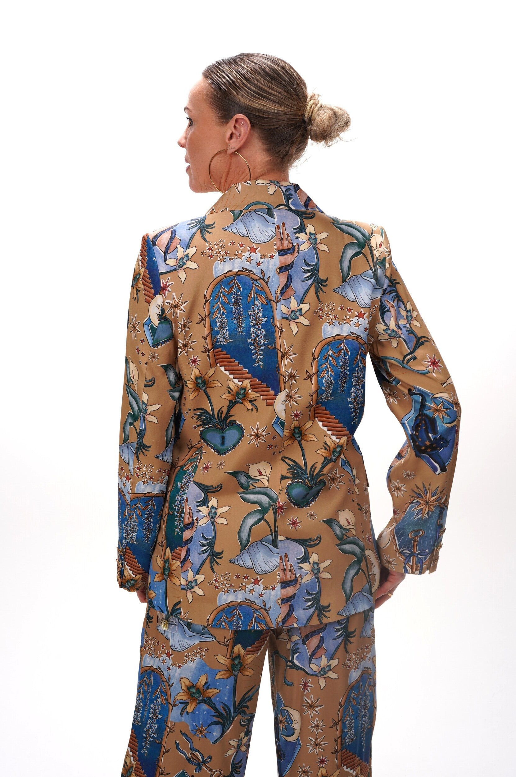 FARM RIO Ladies Blazer Mystical sand long sleeve