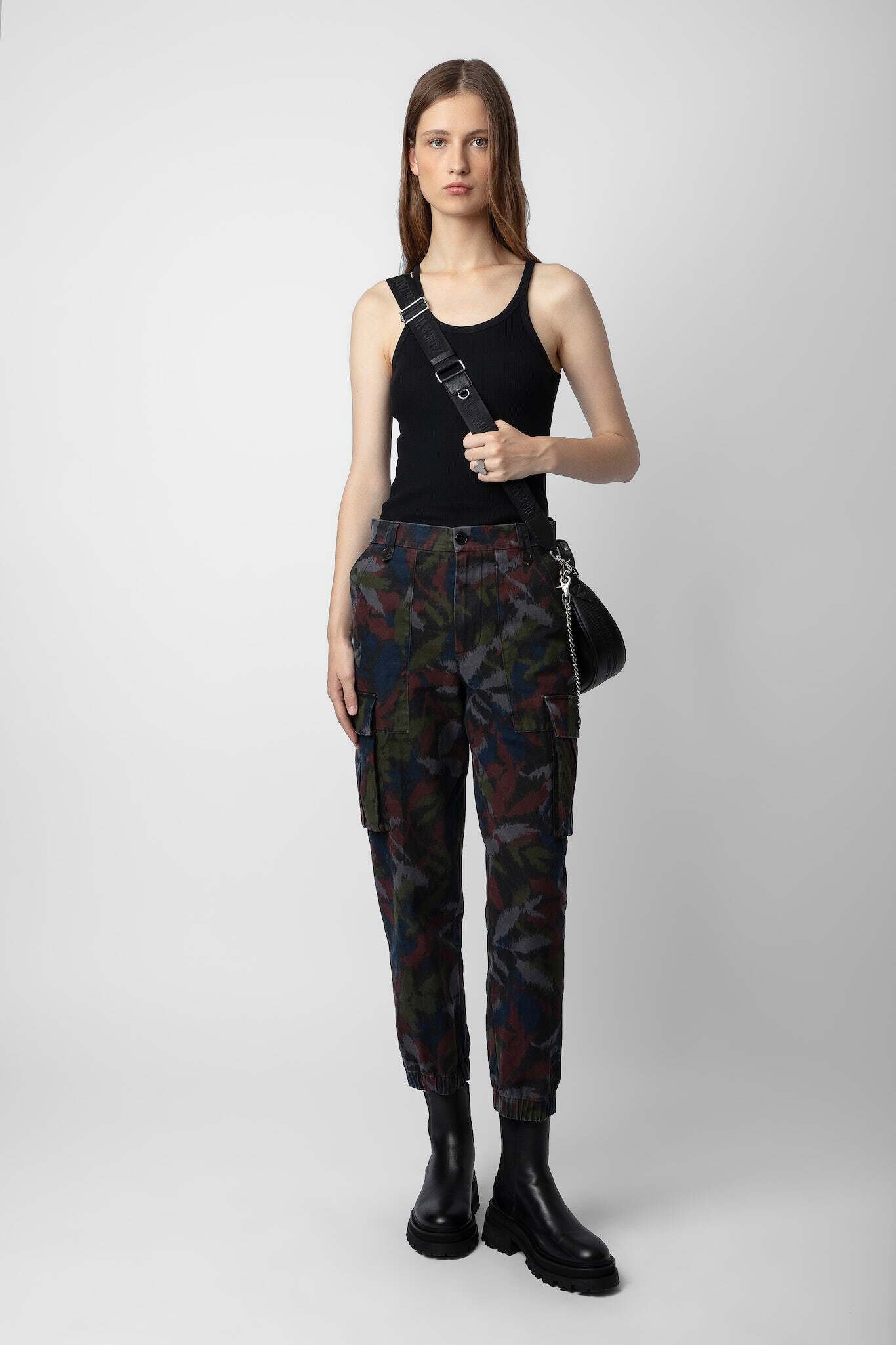 ZADIG & VOLTAIRE Trousers PILOTE CANVAS IKAT 001