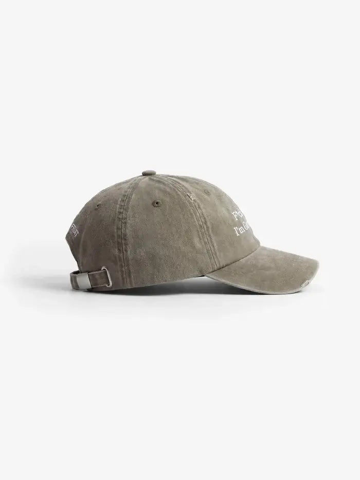 BRAMS FRUIT Cap/Hat Distressed F*ck Off I'm Gardening Cap - Olive 
