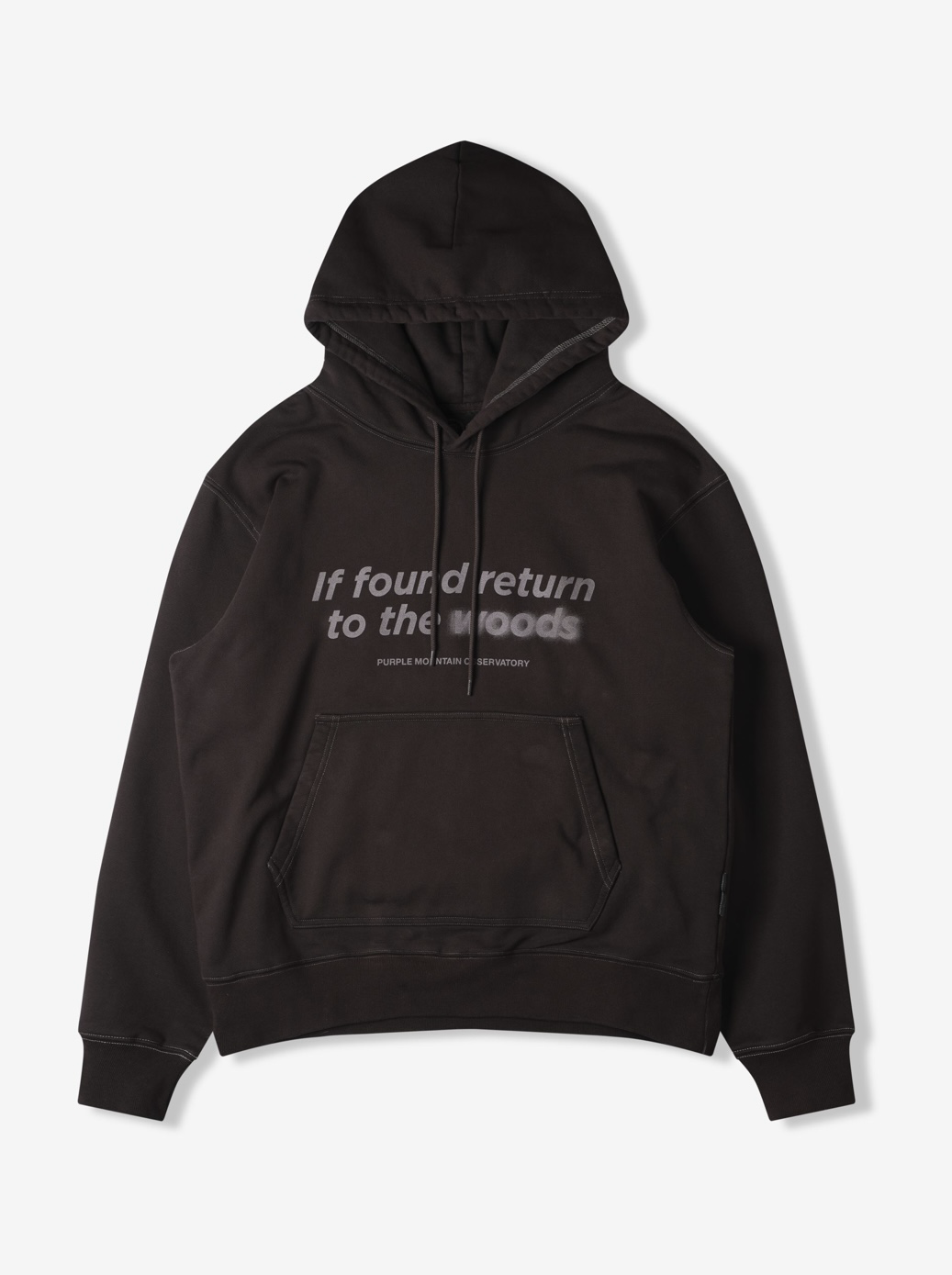 Purple Mountain Observatory Pull GARMENT DYE HOODY