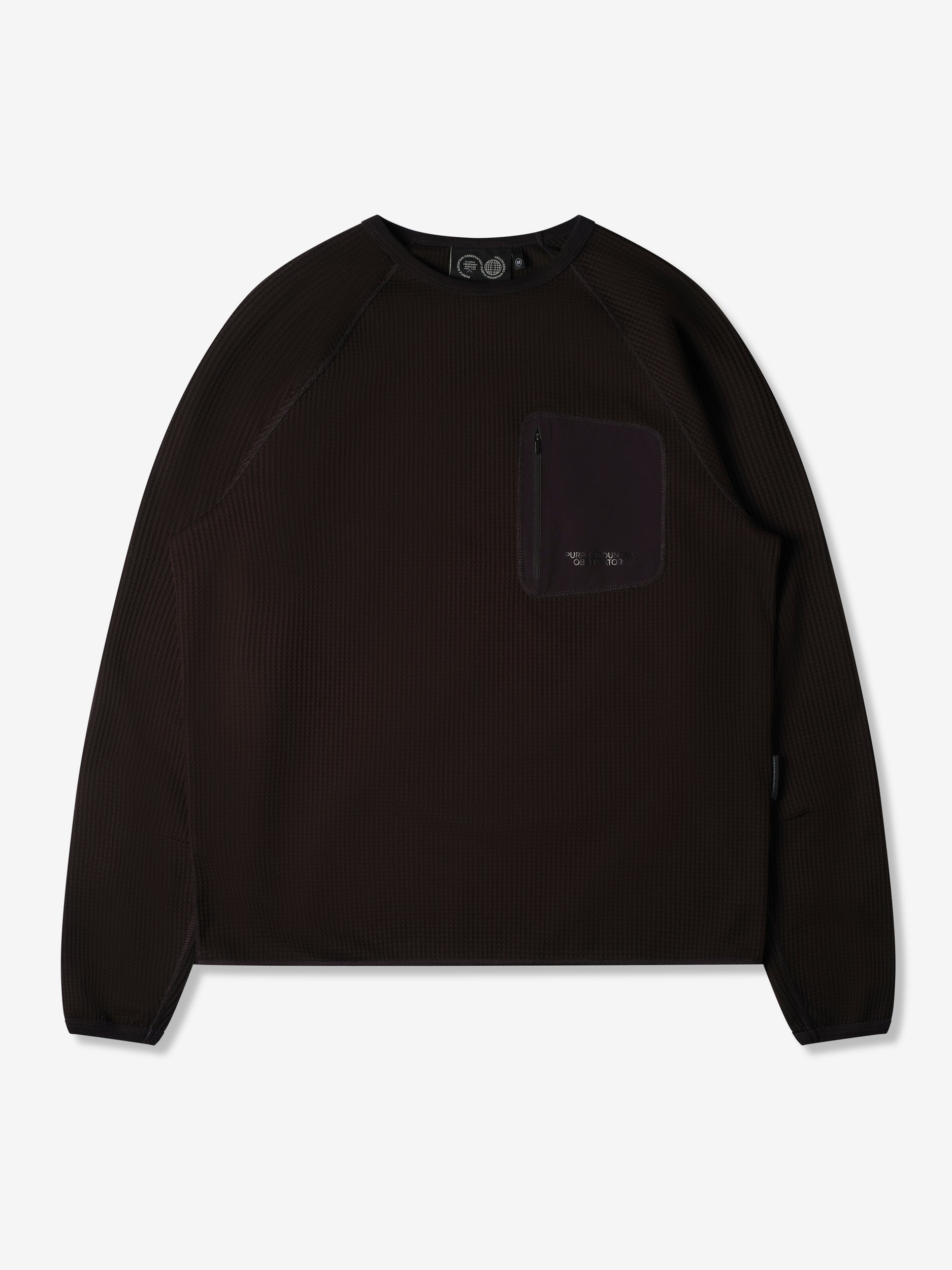 Purple Mountain Observatory Pull WAFFLE LS TEE