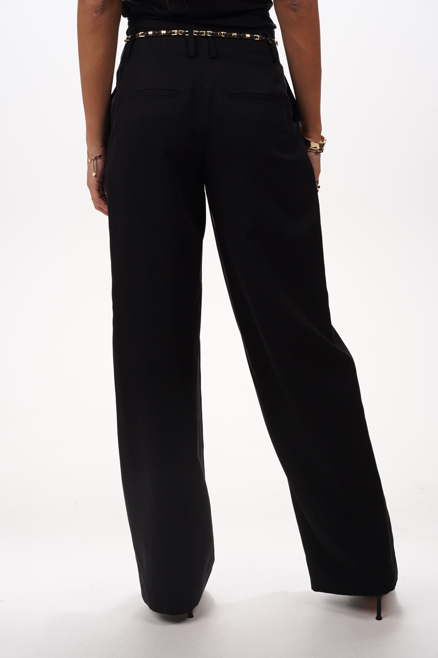 VINCE Trousers High waist pleated trouser