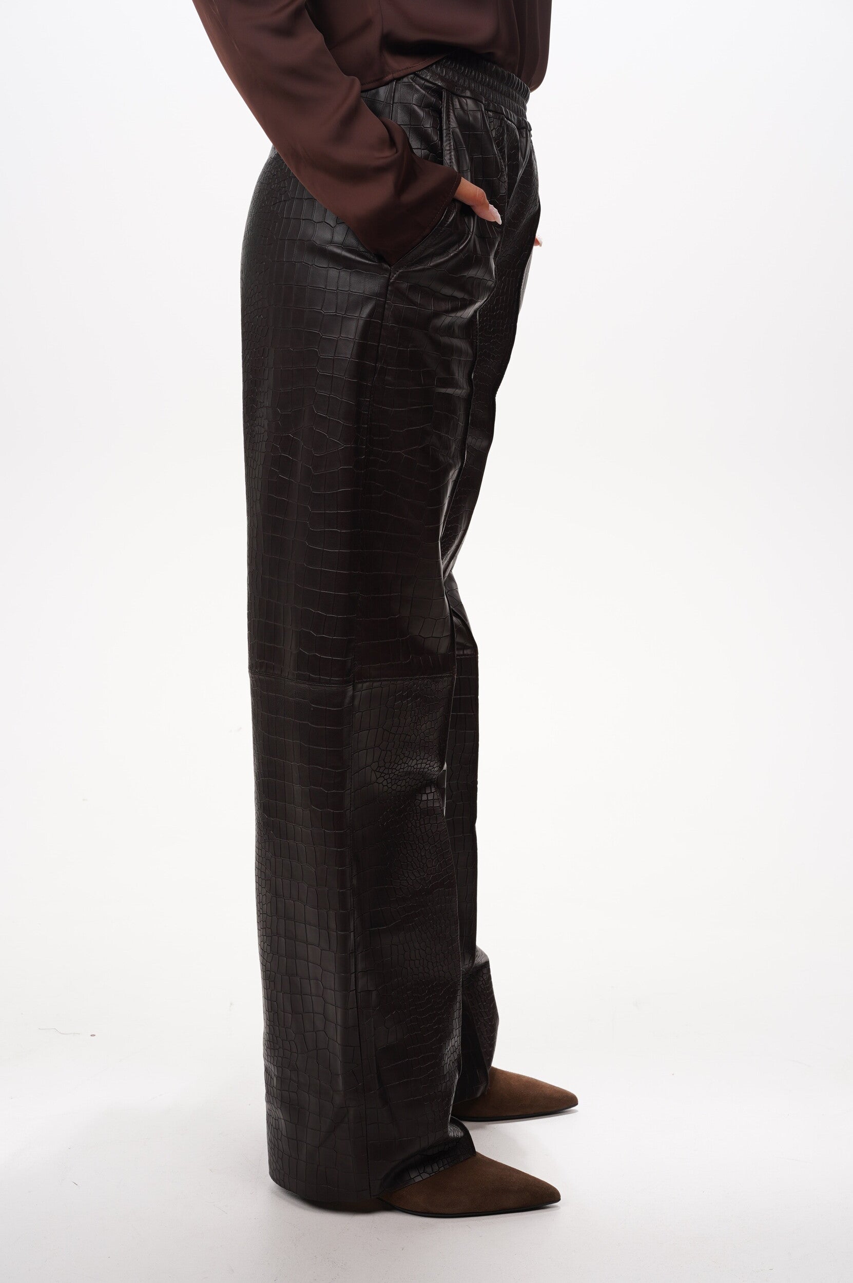 ALTER EGO Trousers Lucca croco