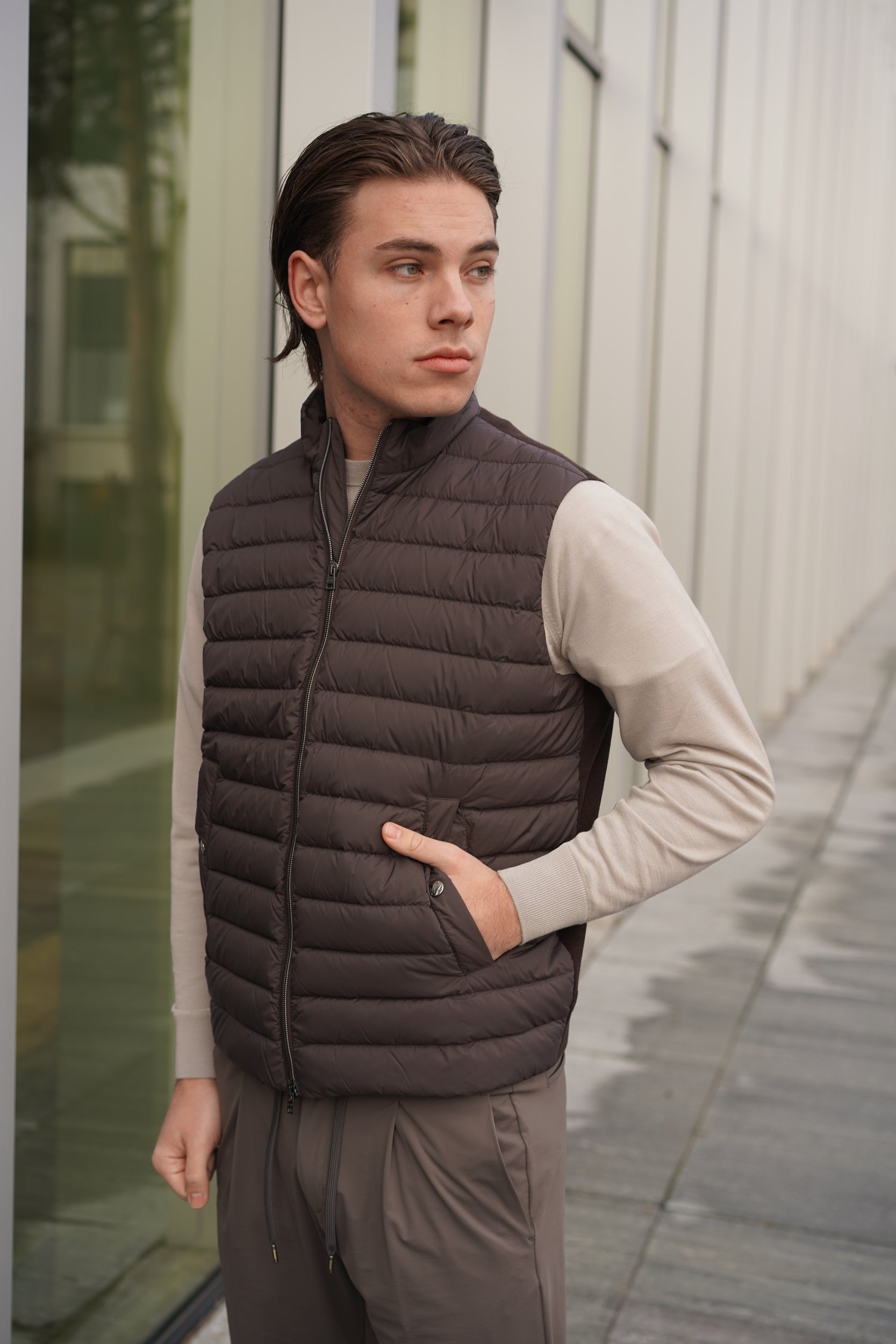 HERNO Gilet Men's Knitted Vest