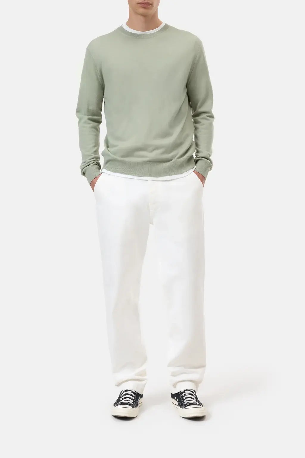 CLOSED Pull Crew neck jumper Lichen Green 