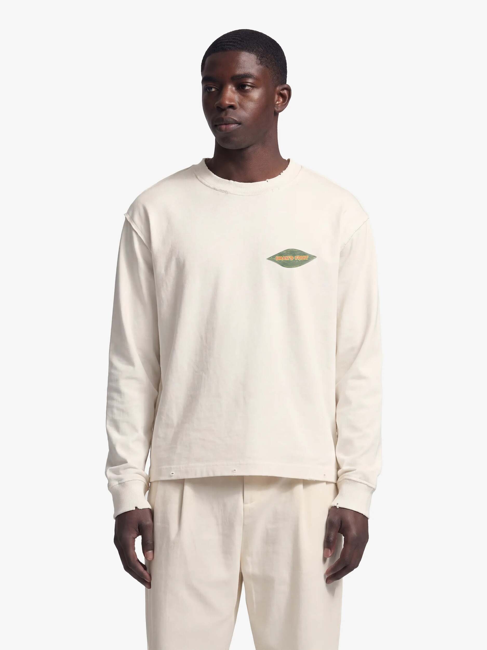 BRAMS FRUIT T Shirt Distressed Leaf Longsleeve
