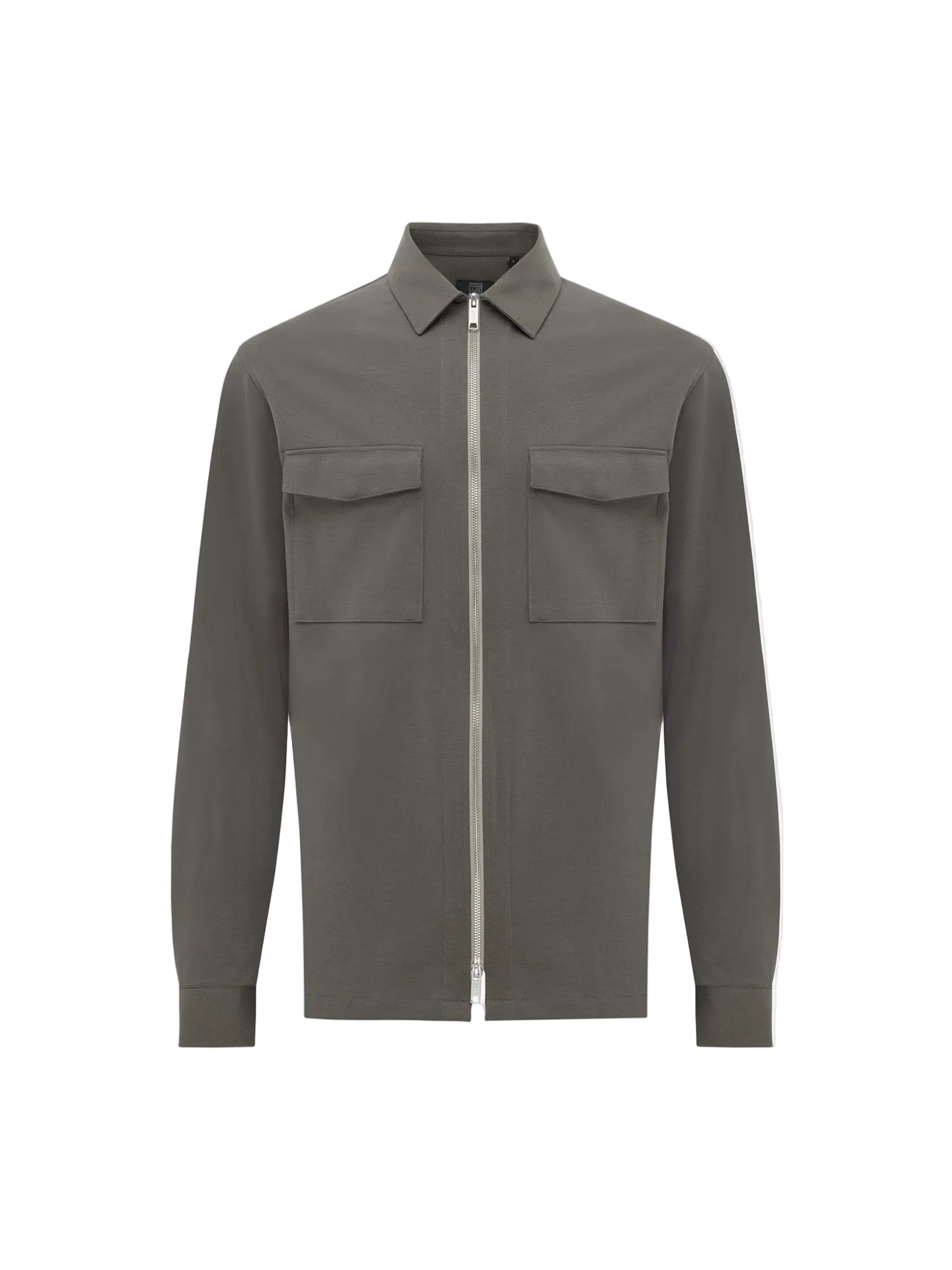 GENTI Jack Oaks Shirt Jacket Zip Dark Green