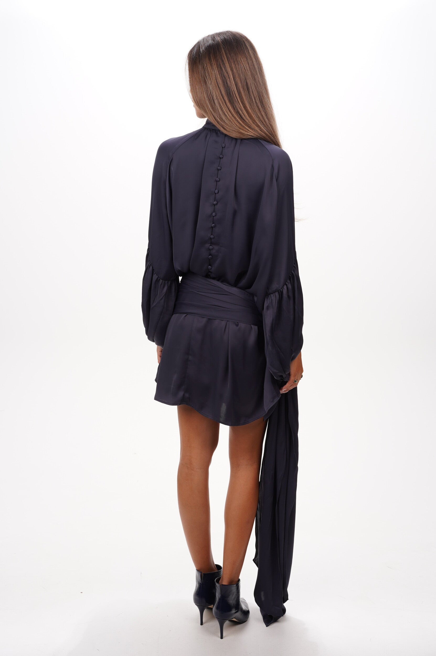 ROTATE Dress Satin strap tie