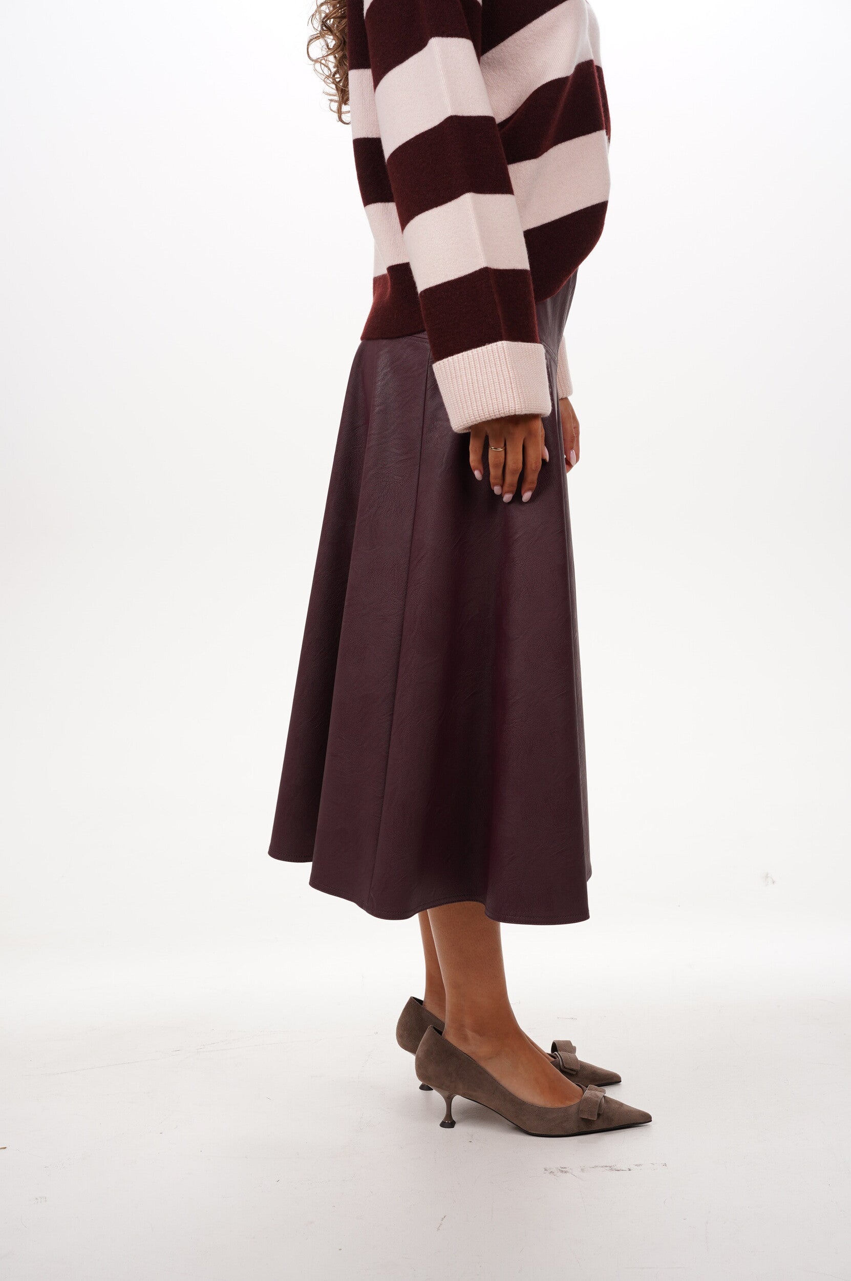 FORTE FORTE Skirt Eco leather mini 