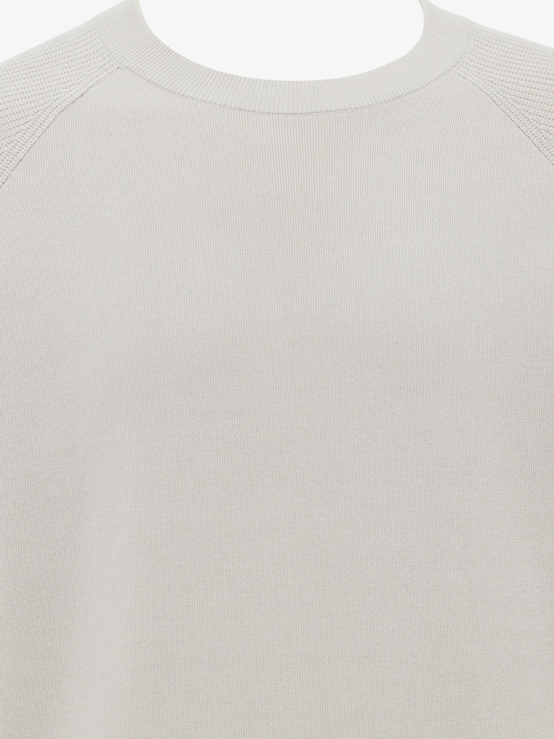 GENTI Pull Round Neck LS Off White