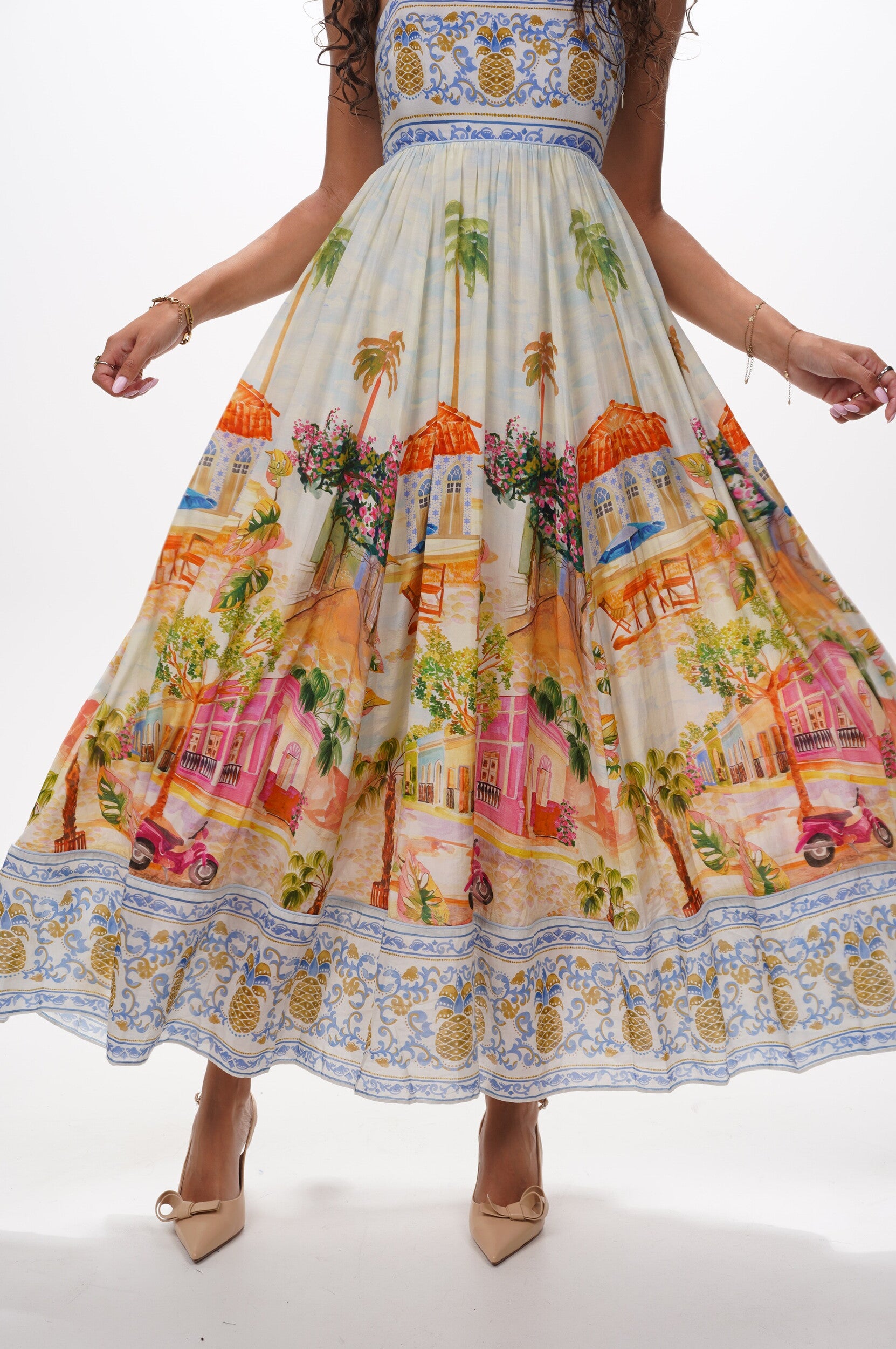 FARM RIO Dress Aracati multicolor maxi